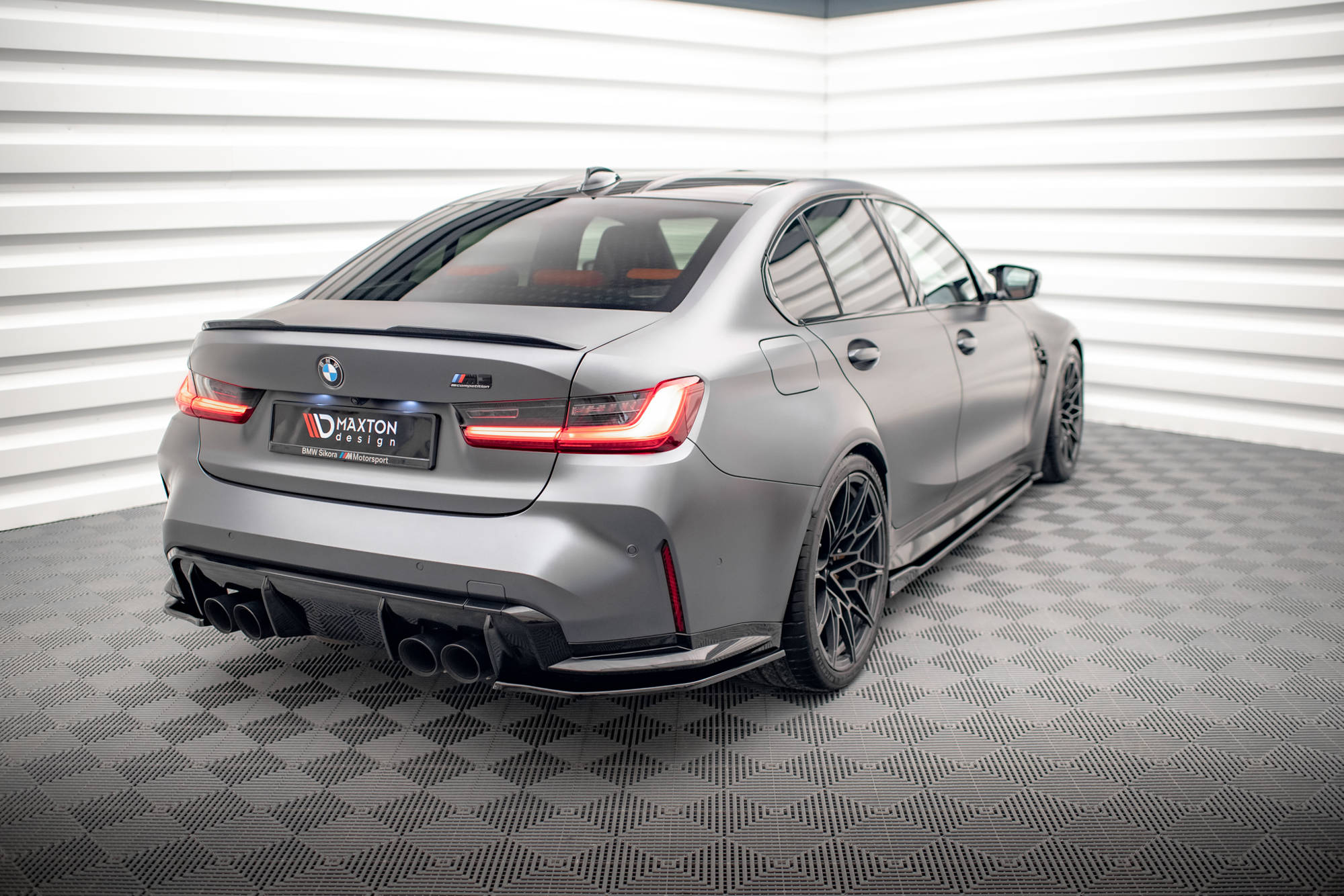 Flaps Heckansatz V2 Diffusor für BMW M3 Limousine / Touring G80 / G81