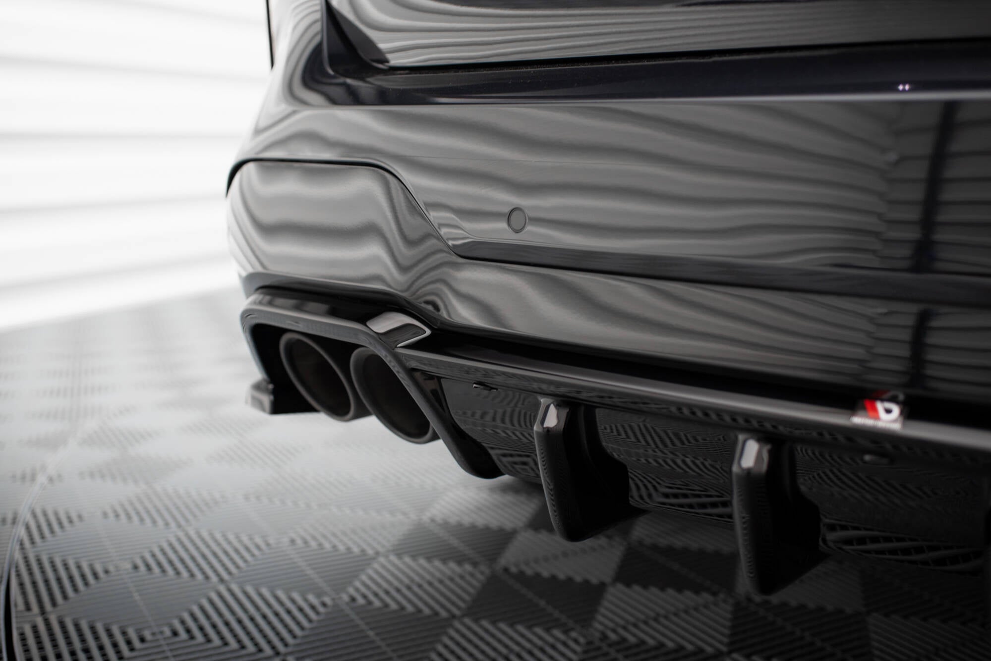 Diffusor Heck Ansatz für BMW X3 M F97 / F97 Facelift