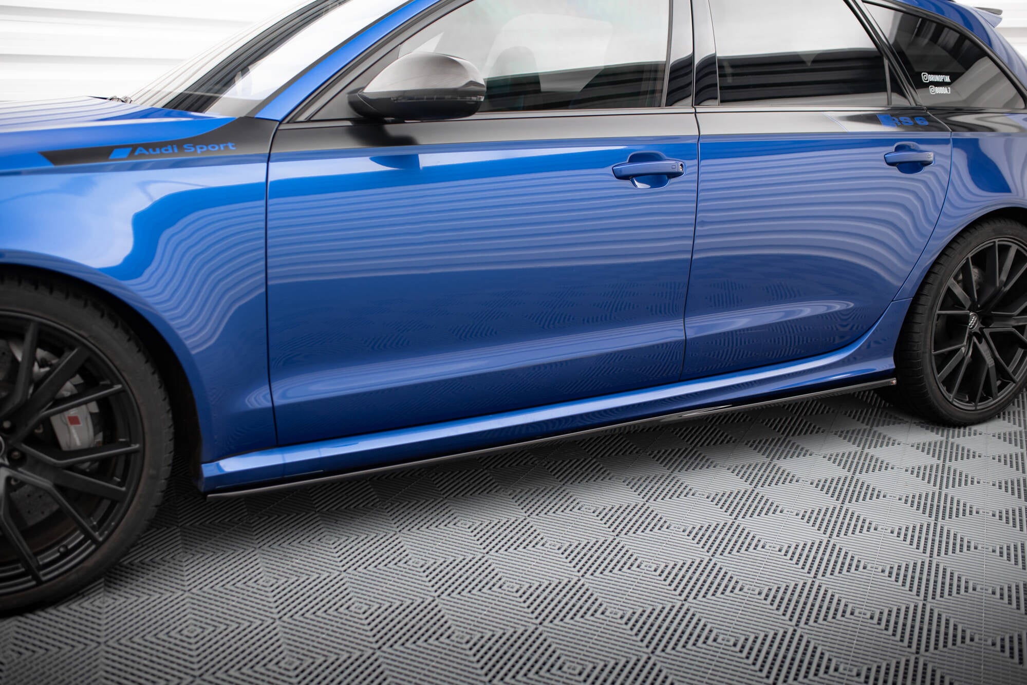 Seitenschweller V2 Ansatz für Audi RS6 C7 / C7 Facelift