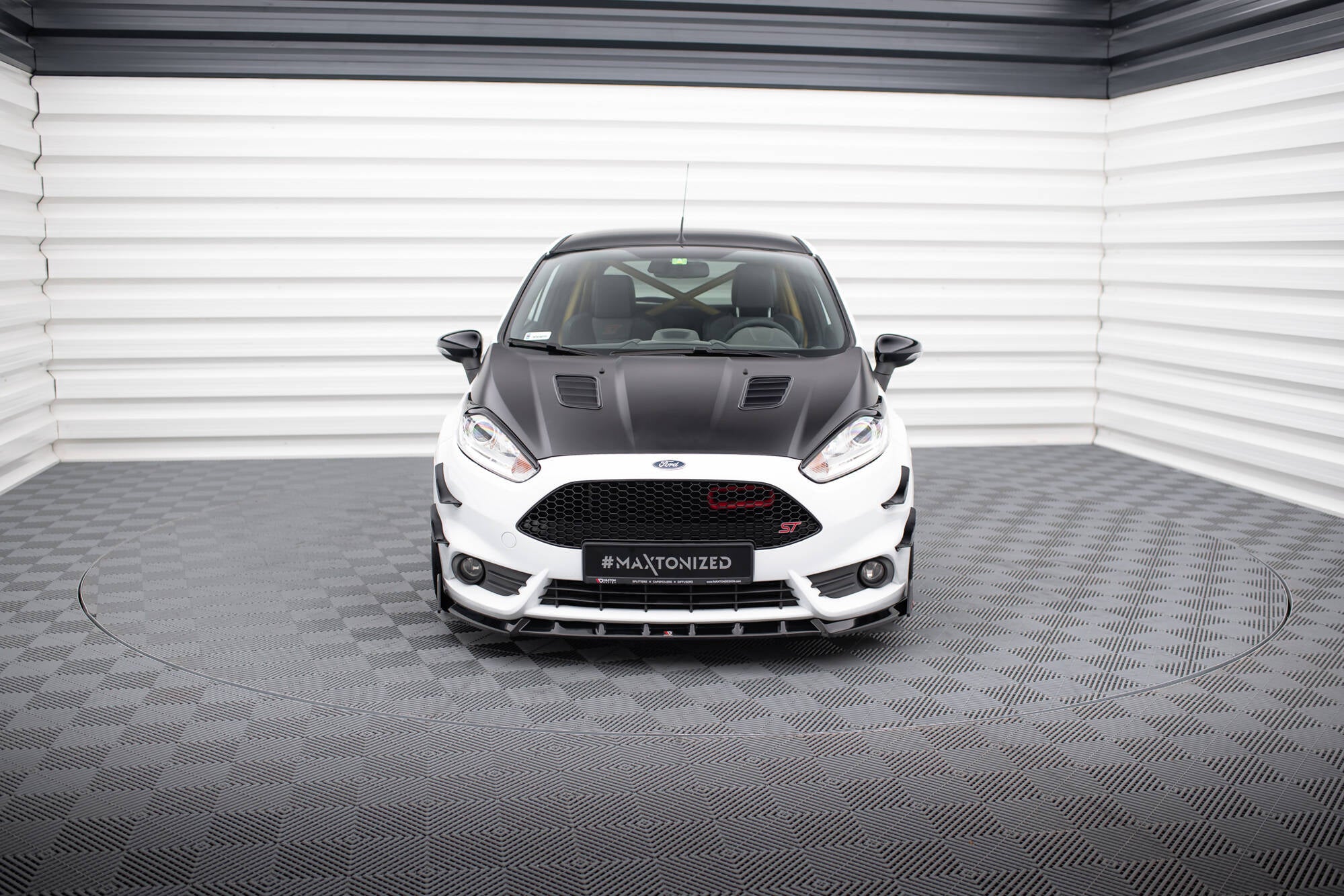 Frontlippe V6 + Flaps für Ford Fiesta ST Mk7 Facelift