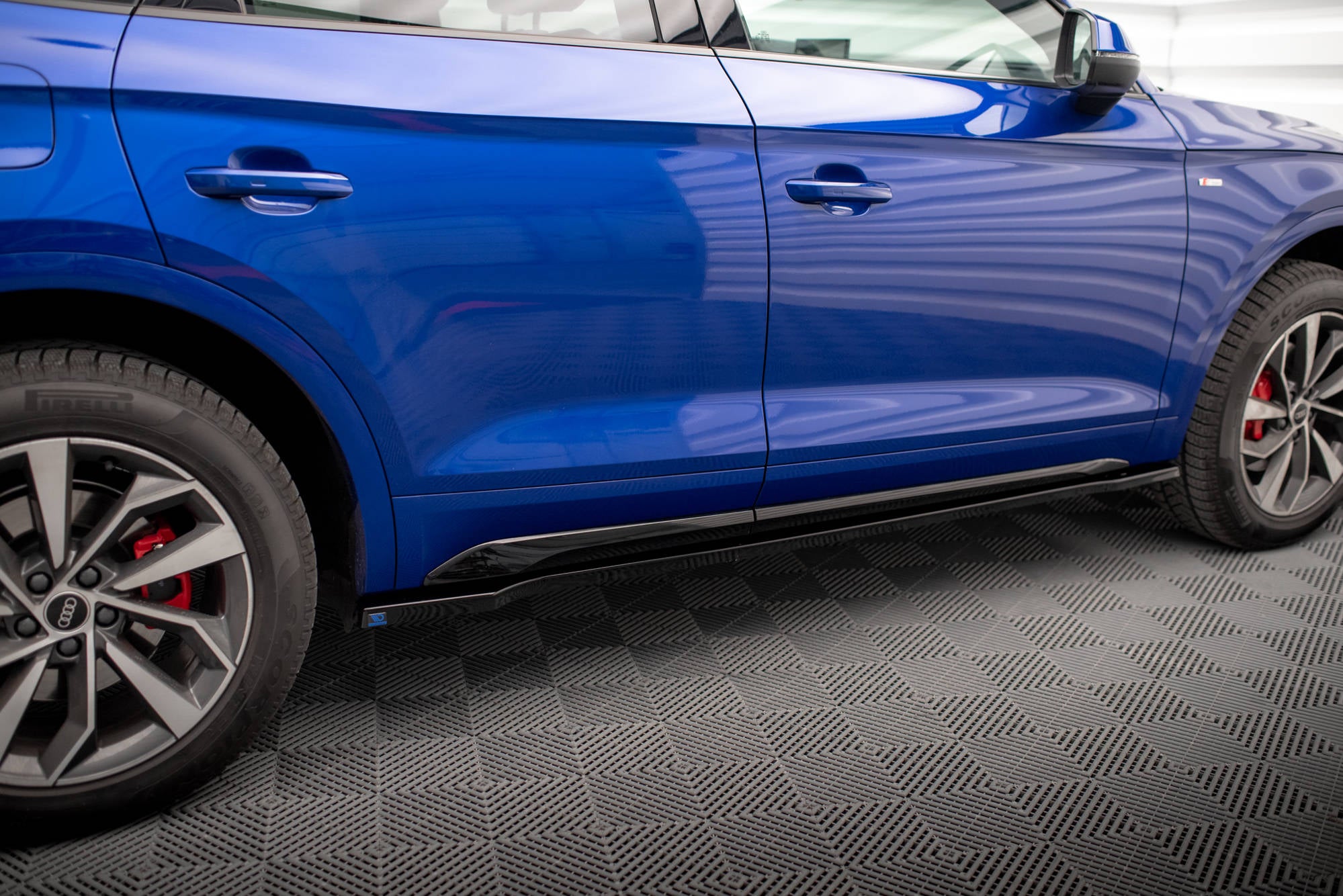 Seitenschweller Ansatz für Audi SQ5 / Q5 S-Line SUV / Sportback Mk2 Facelift