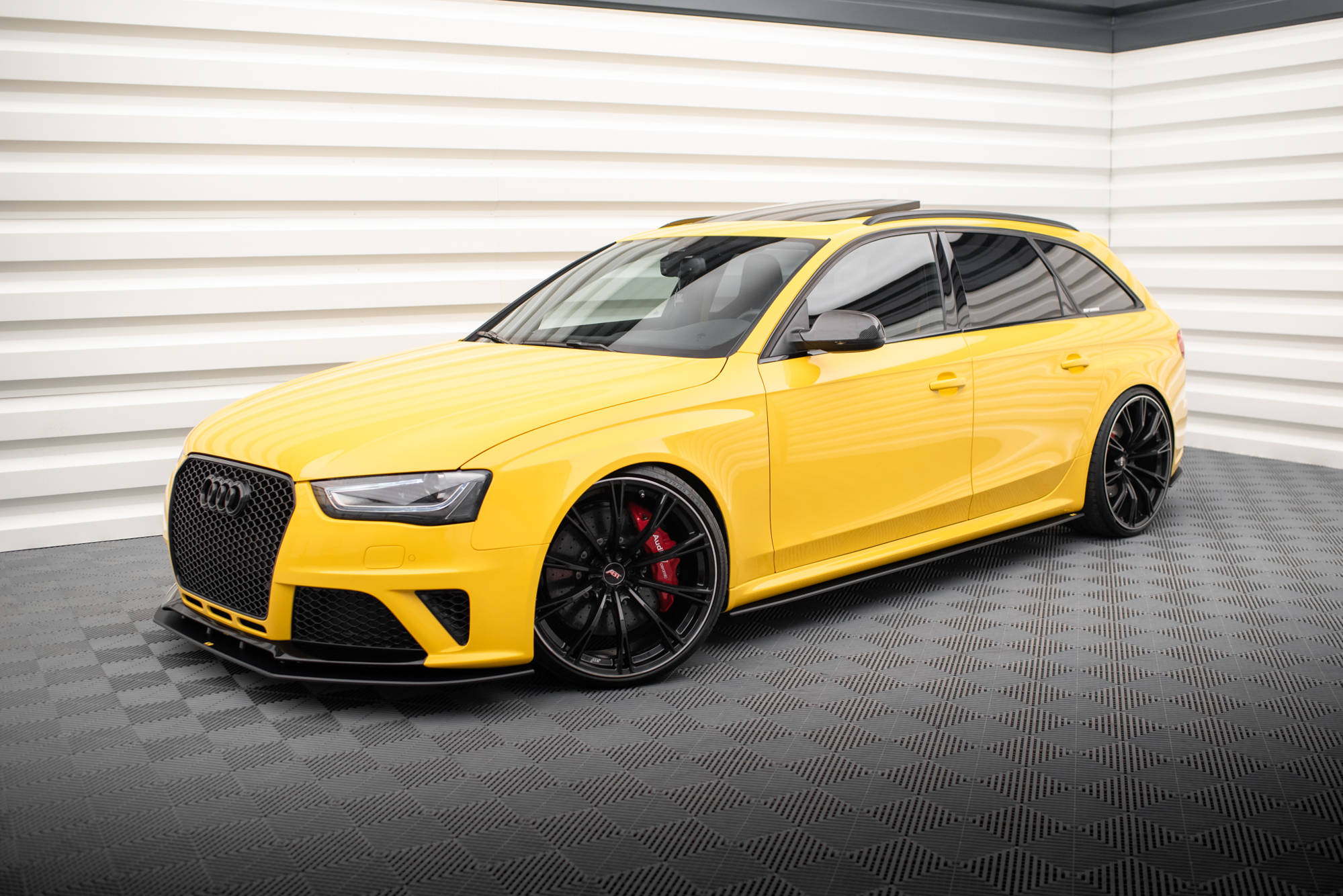 Street Pro Seitenschweller Ansatz für Audi RS4 B8