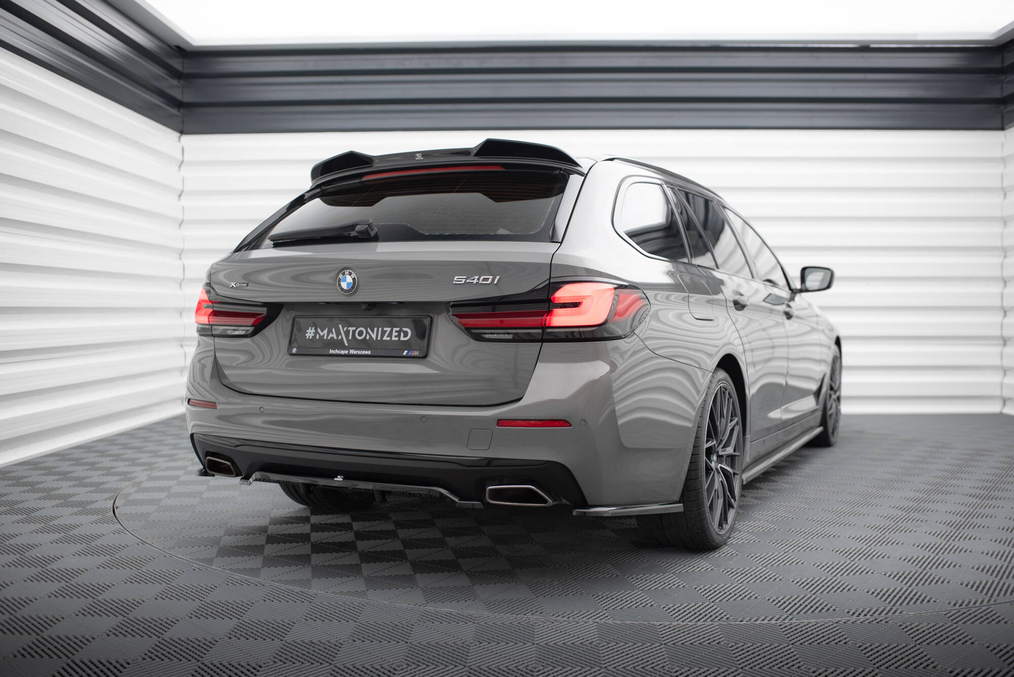 Flaps Heckansatz Diffusor für BMW 5er G30 / G31 Facelift
