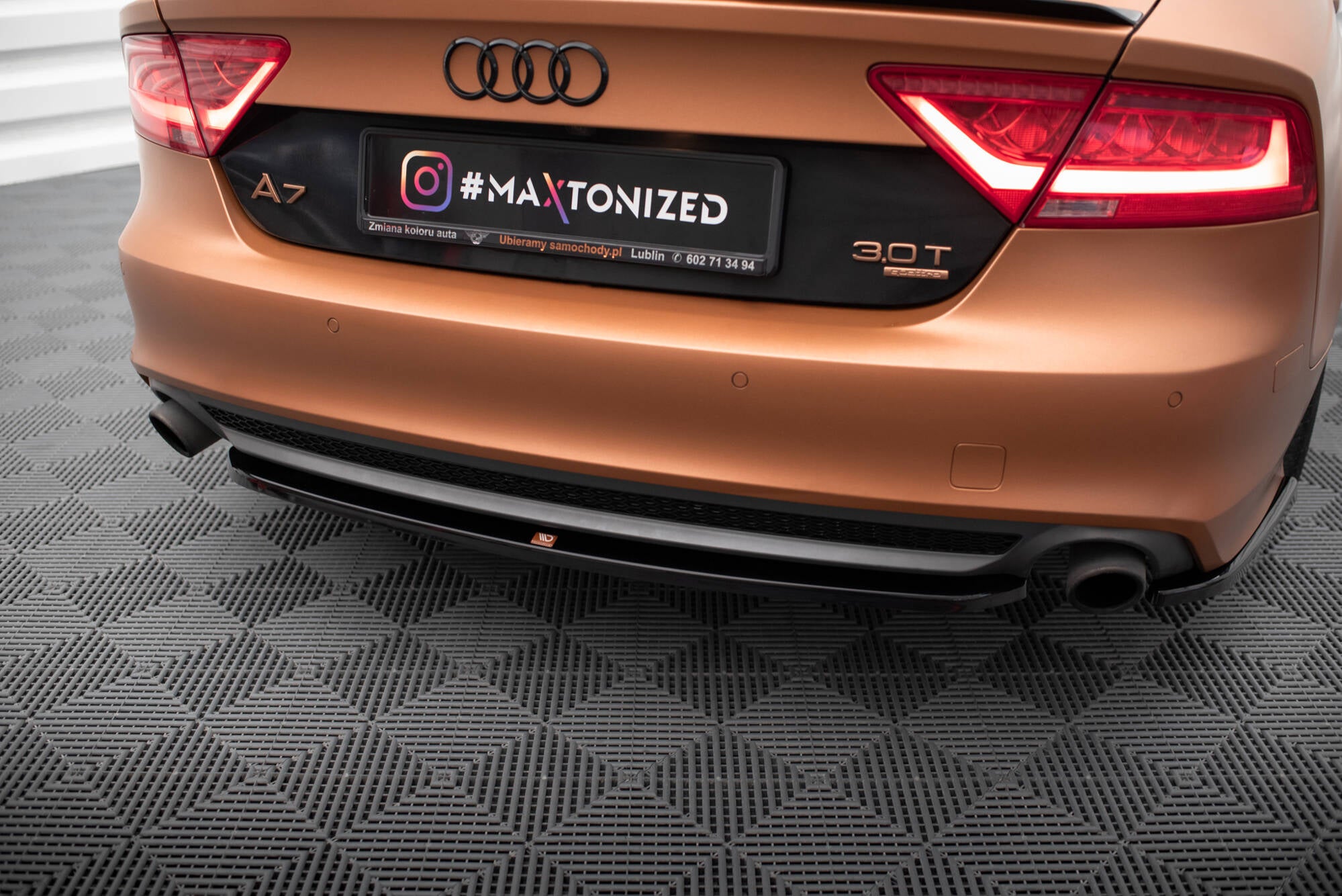 Heckansatz für Audi A7 S - Line C7