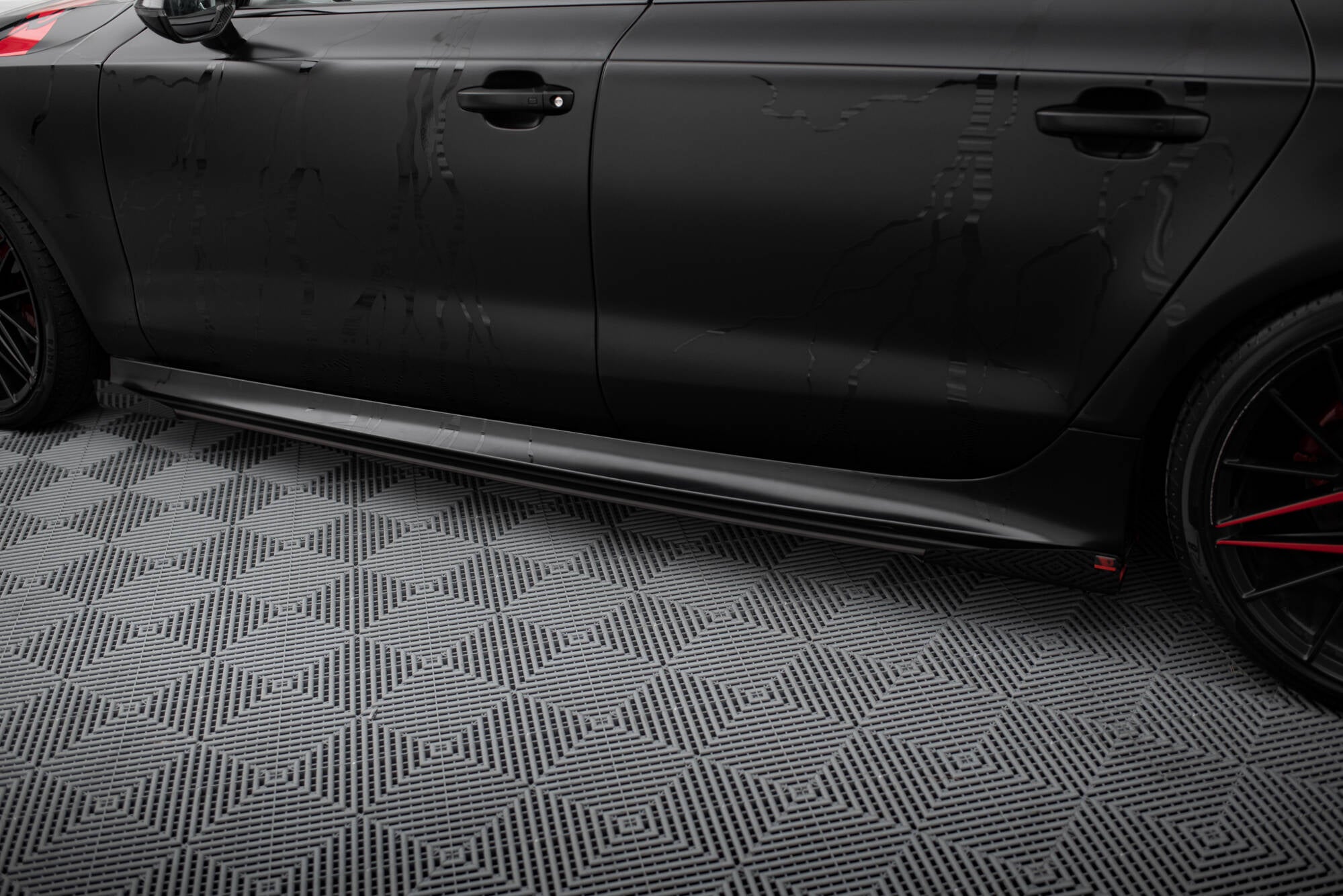 Street Pro Seitenschweller Ansatz für + Flaps Audi A7 S-Line C7
