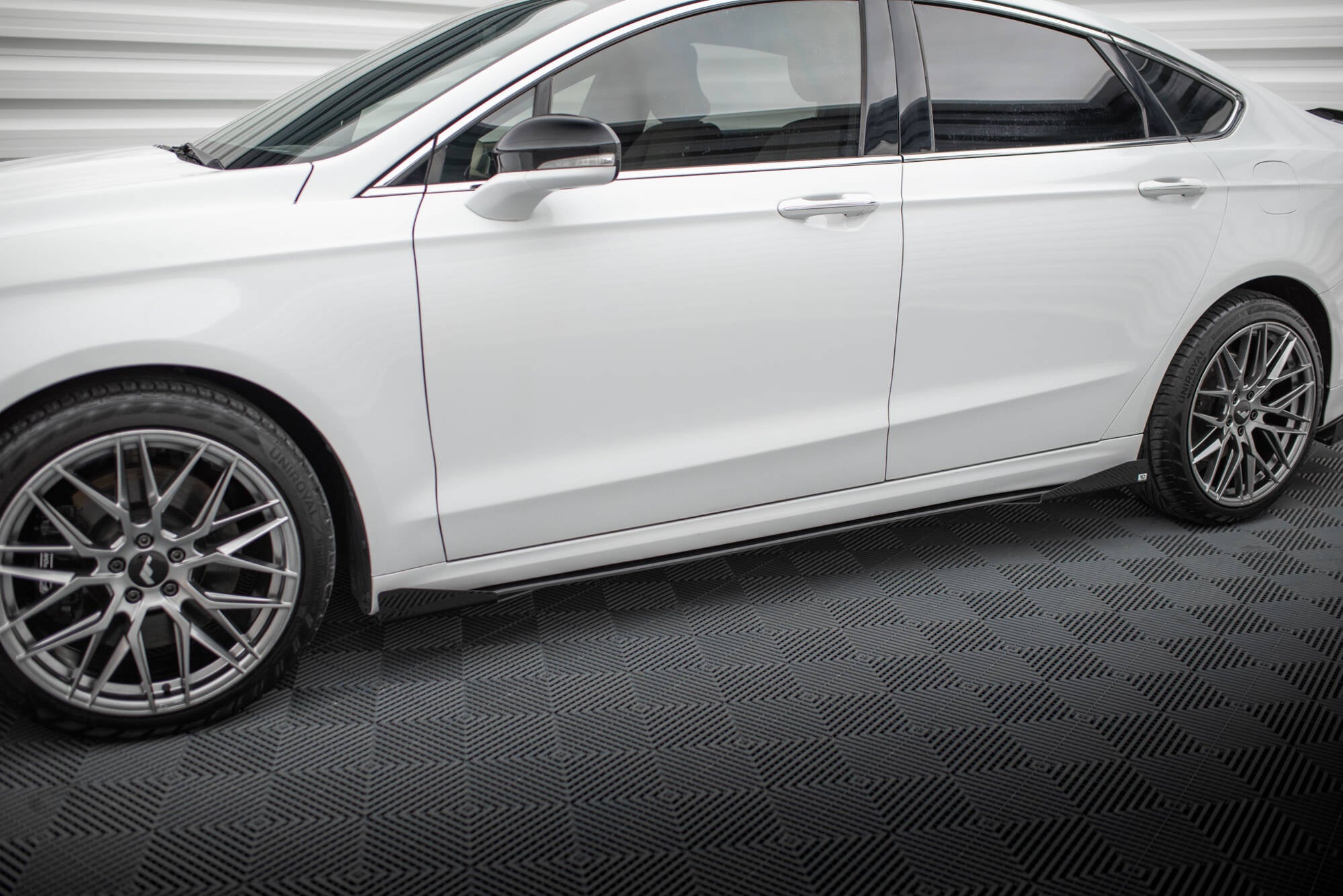 Street Pro Seitenschweller Ansatz für + Flaps Ford Mondeo Sport Mk5 Facelift / Fusion Sport Mk2 Facelift