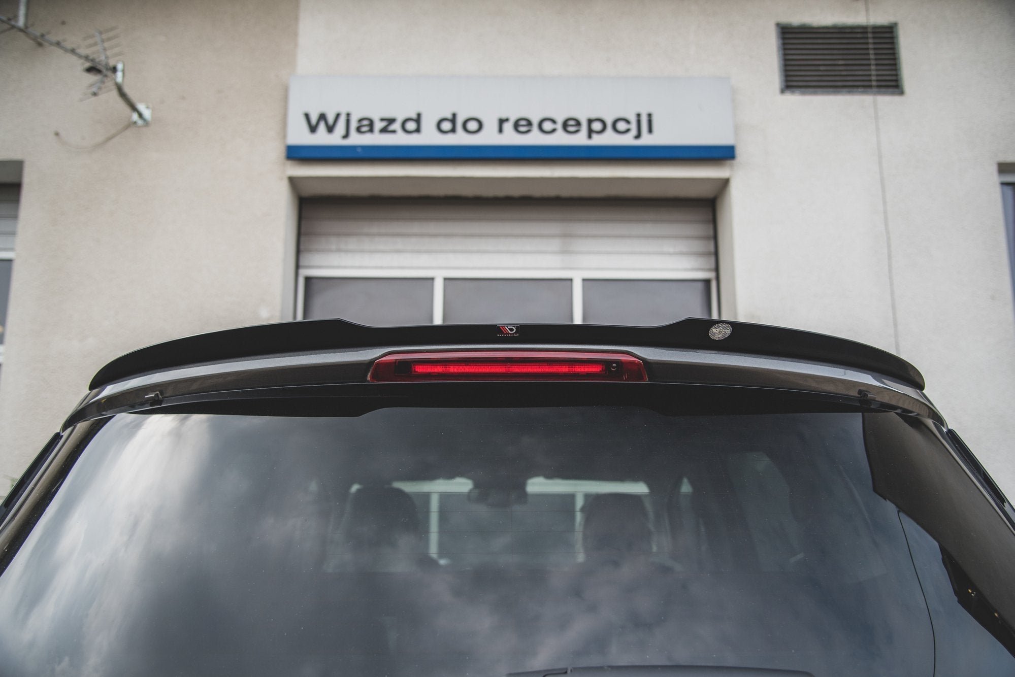Spoiler für Ford S-Max Mk2 Facelift schwarz matt