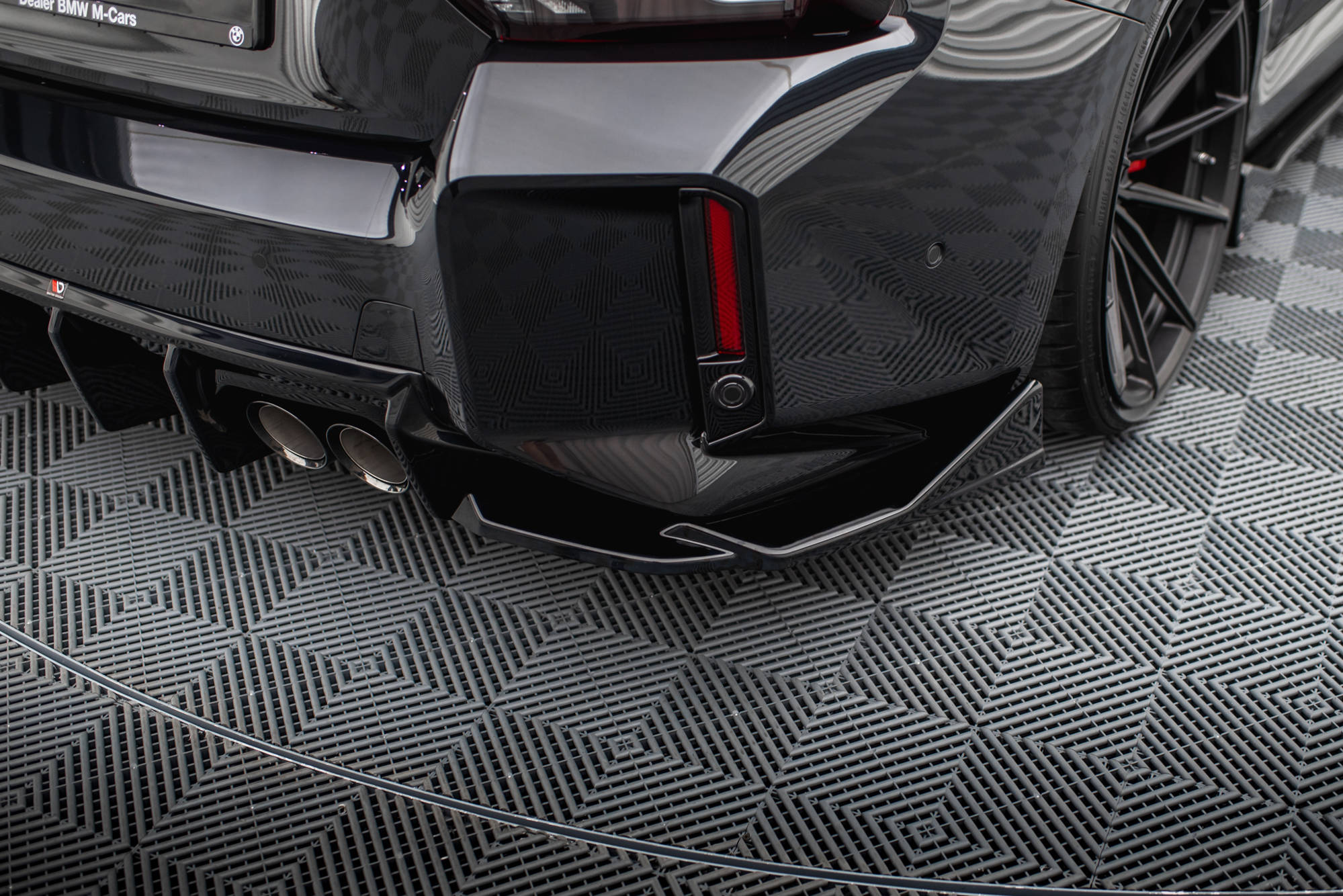 Flaps Heckansatz V4 Diffusor für (Für heckansatz ) BMW M2 G87