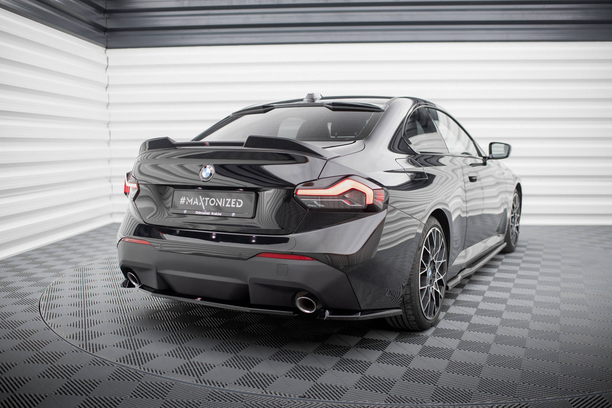 Flaps Heckansatz V1 Diffusor für BMW 2 Coupe G42