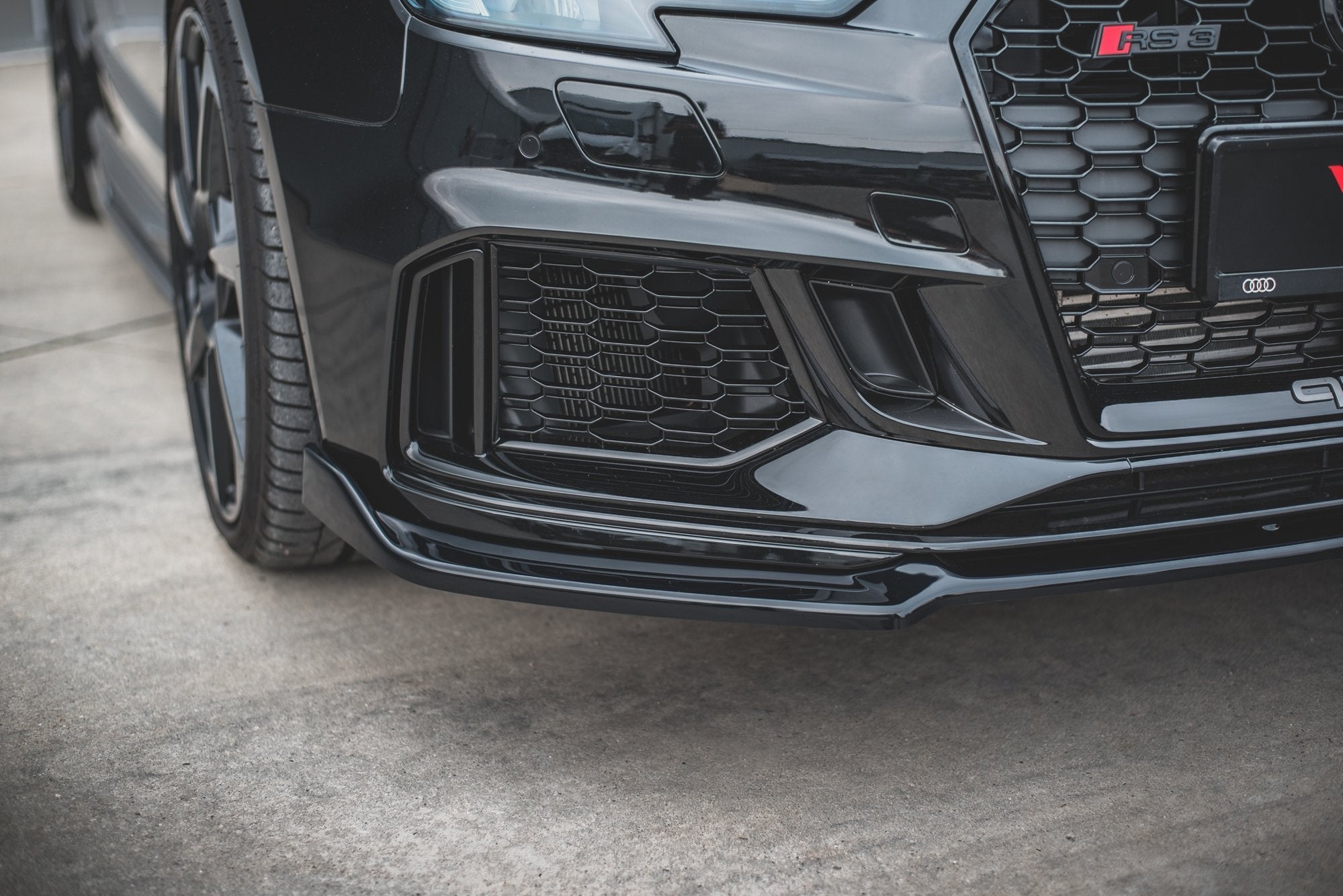 Frontlippe V3 für Audi RS3 8V FL Sportback