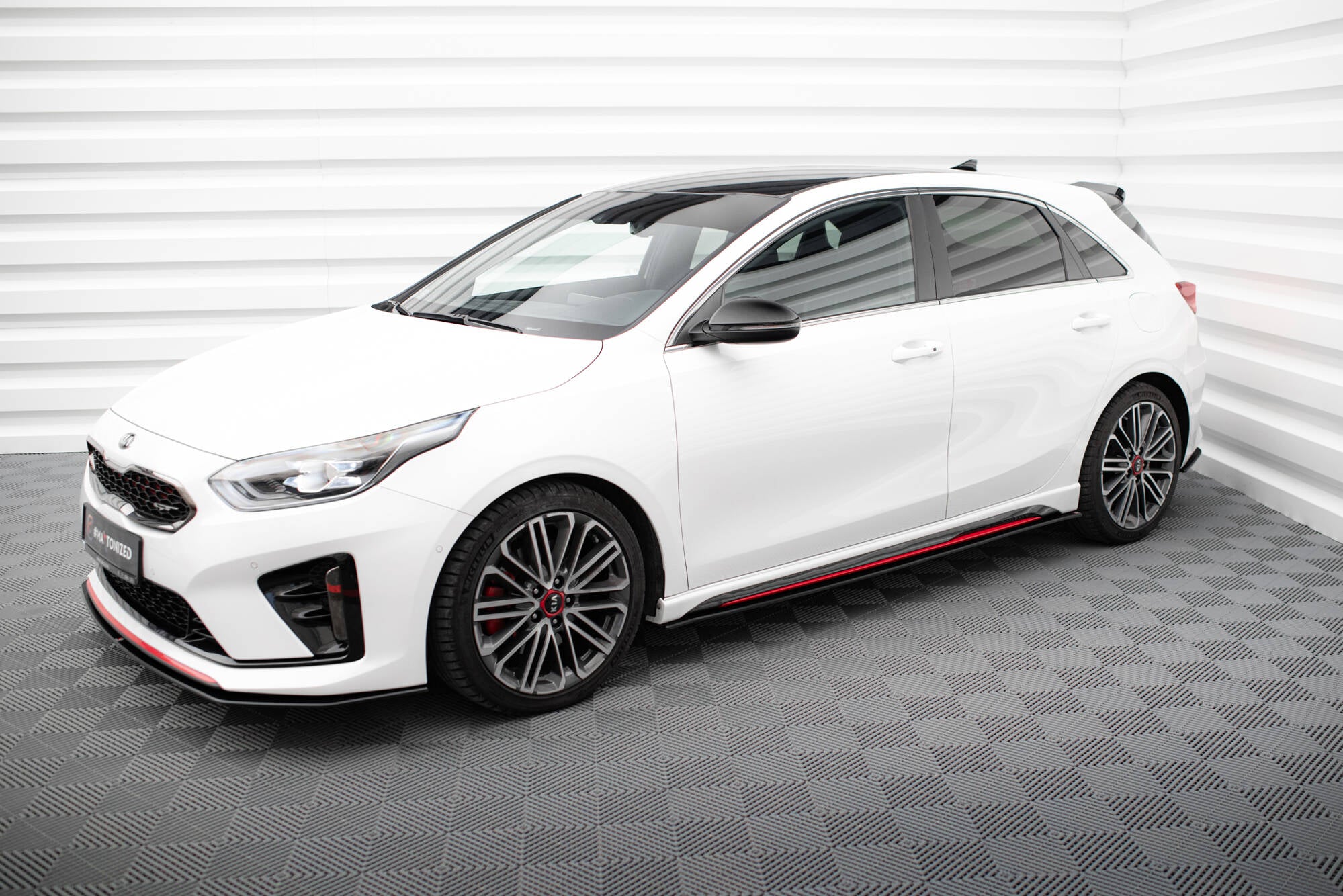 Street Pro Seitenschweller Ansatz für Kia Ceed GT Mk3 / Proceed Mk1