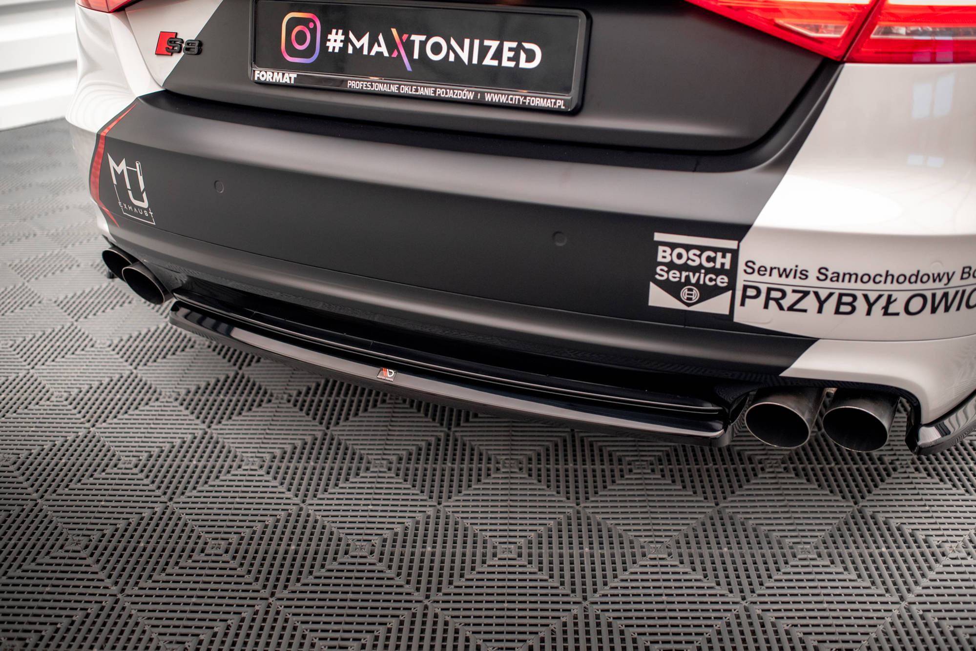 Heckansatz für Audi S8 D4