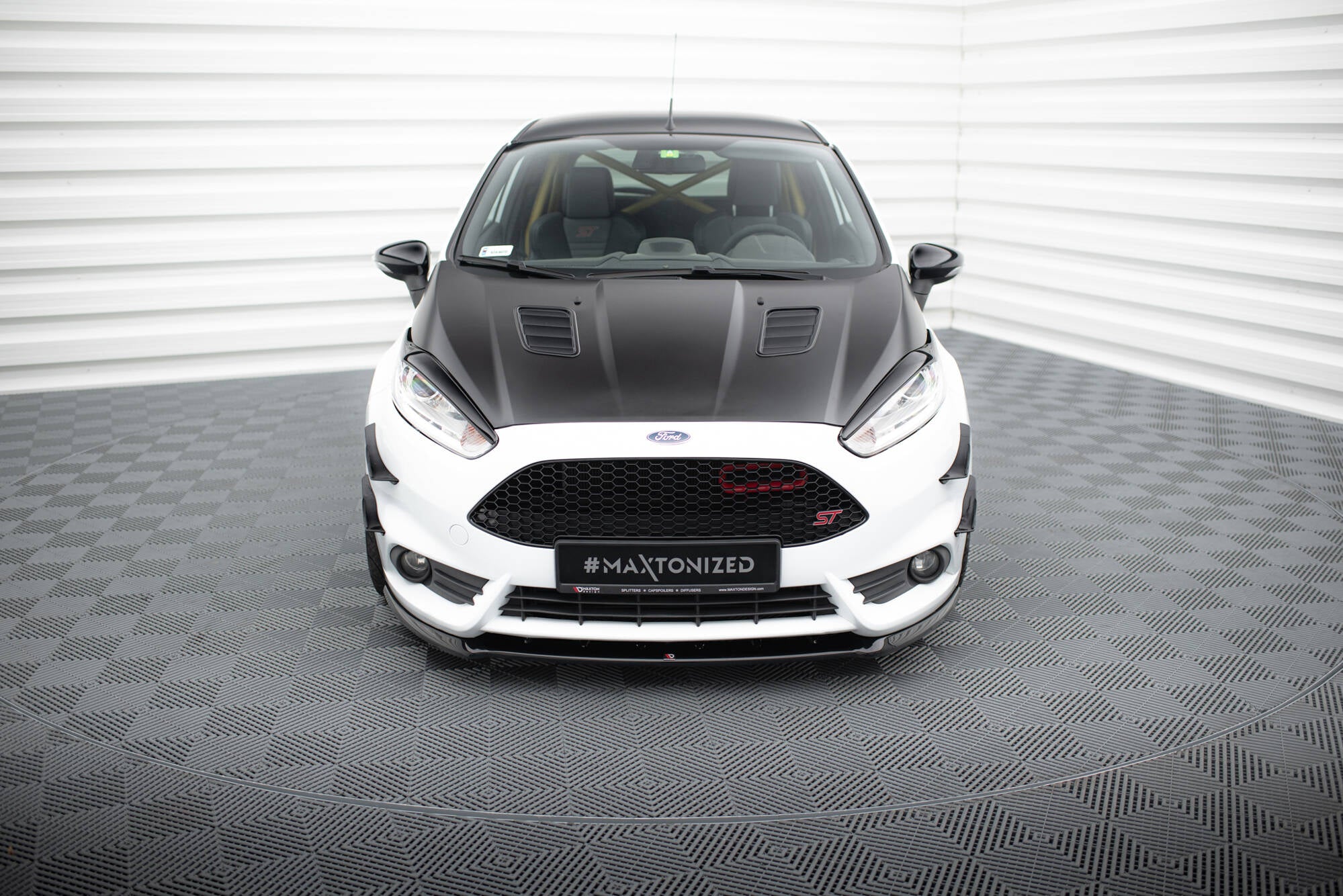Scheinwerfer Blenden Böser Blick V.1 für Ford Fiesta ST / ST-Line / Standard Mk7 FL