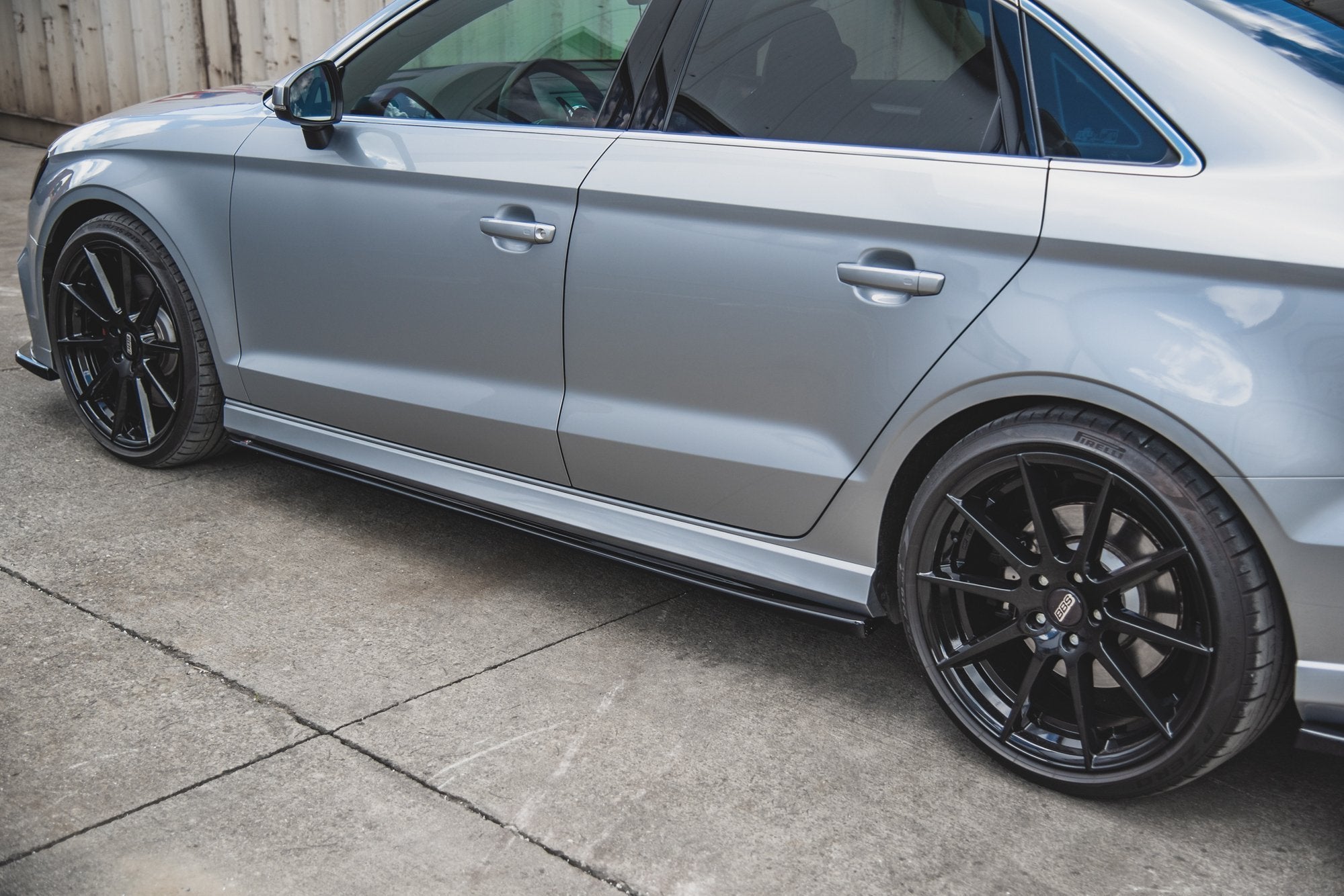 Seitenschweller V2 Ansatz für Audi S3 / A3 S-Line Limousine 8V Facelift