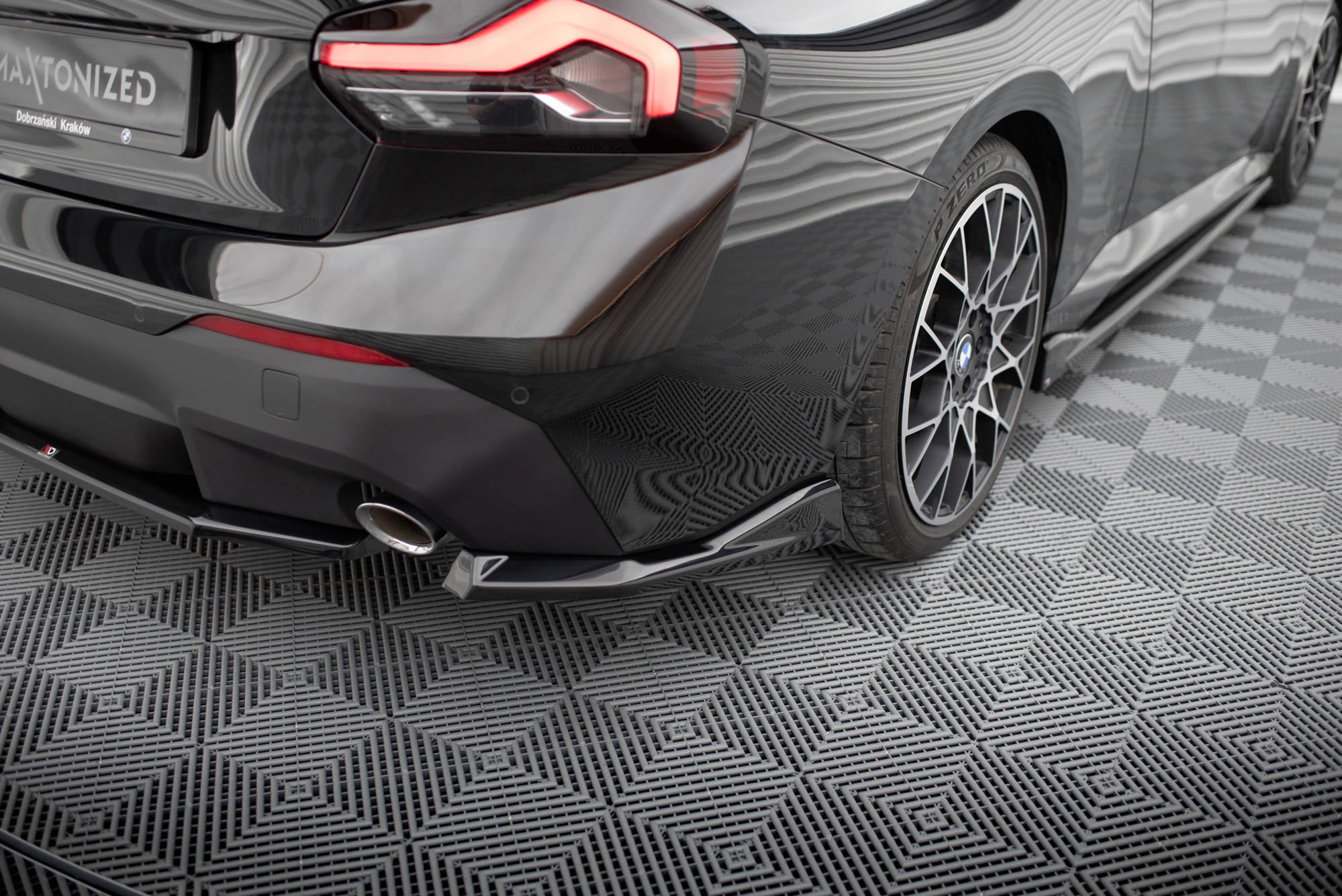 Flaps Heckansatz V2 Diffusor für BMW 2 Coupe G42