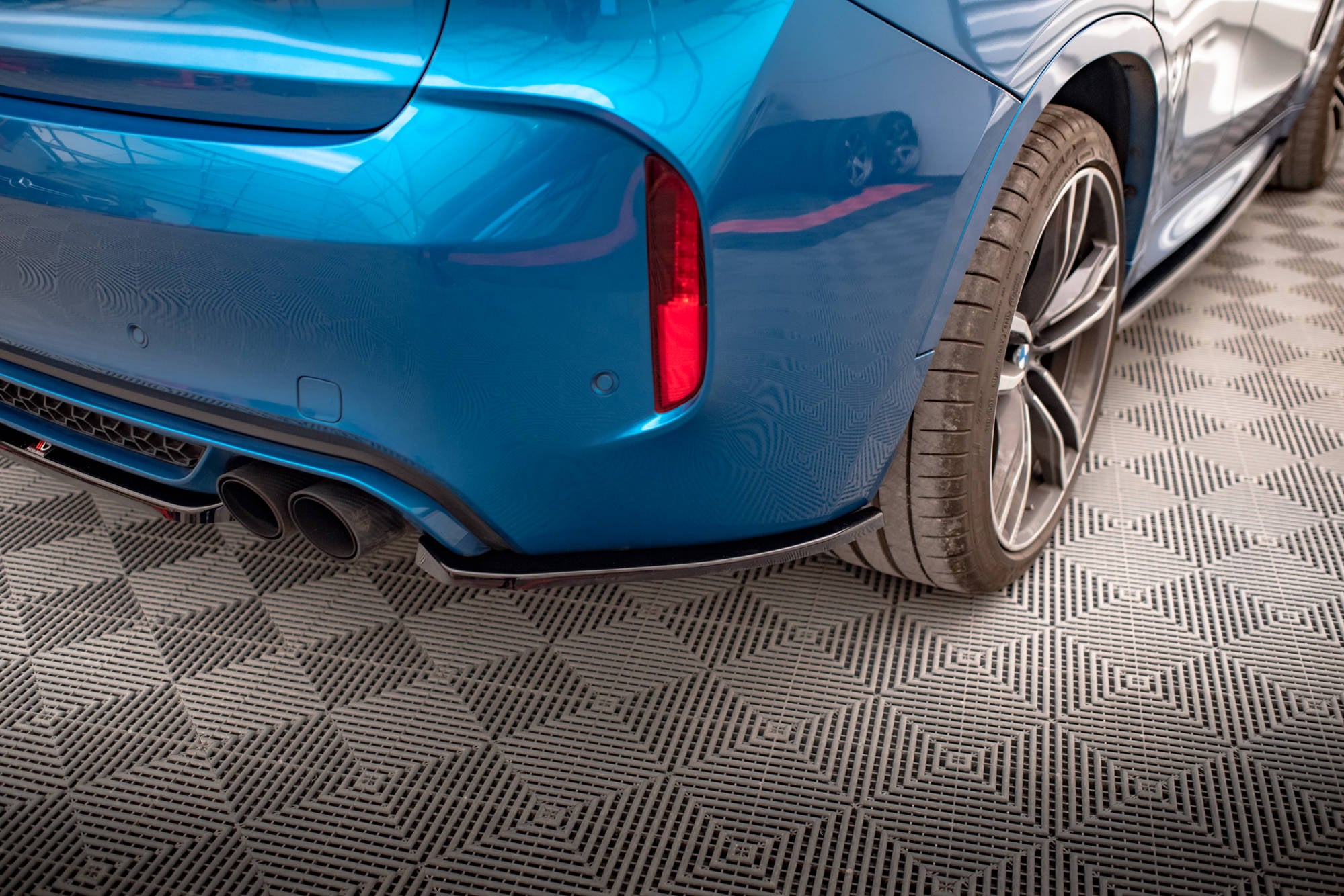 Flaps Heckansatz Diffusor für BMW X6 M F86