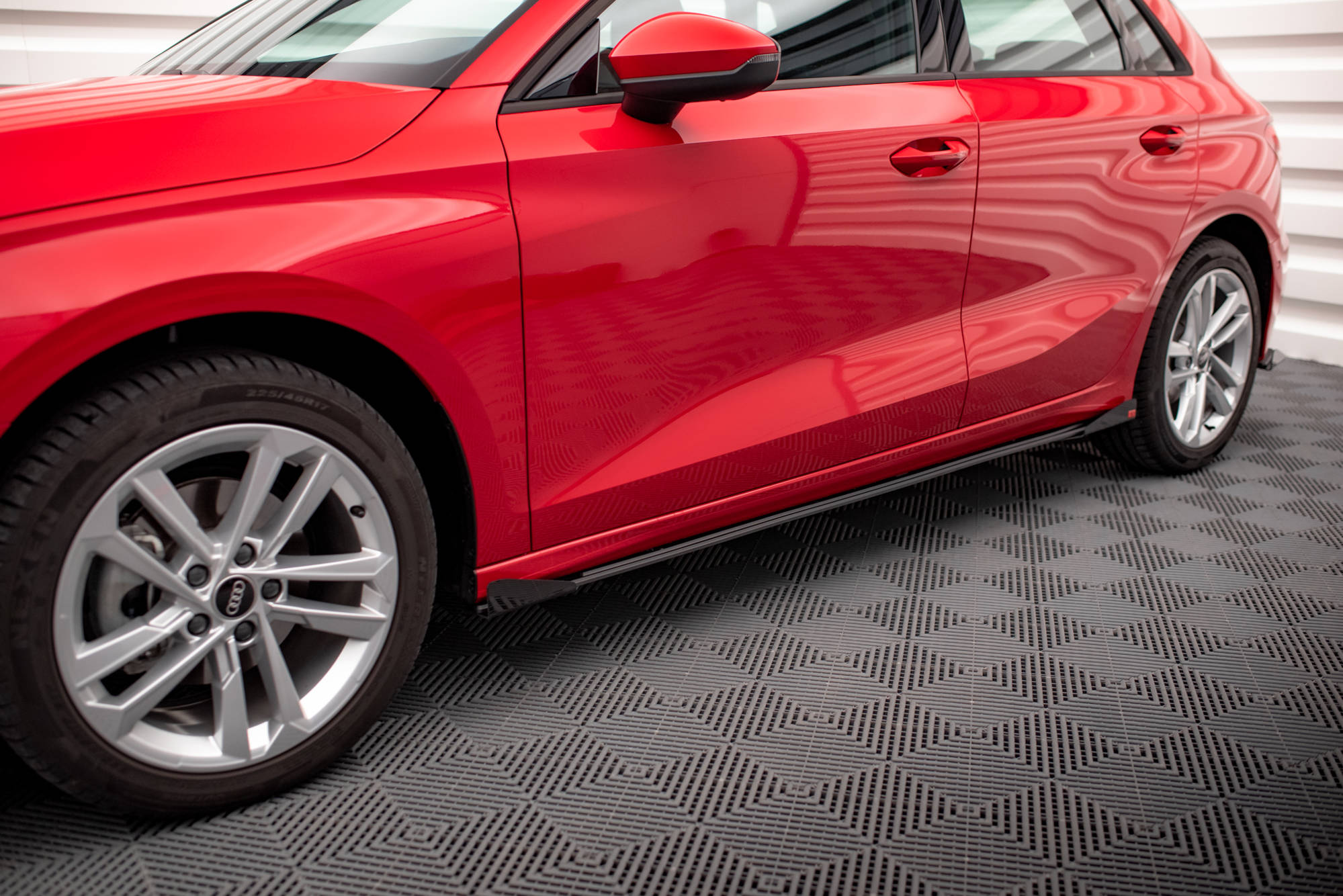 Street Pro Seitenschweller Ansatz für + Flaps Audi A3 8Y