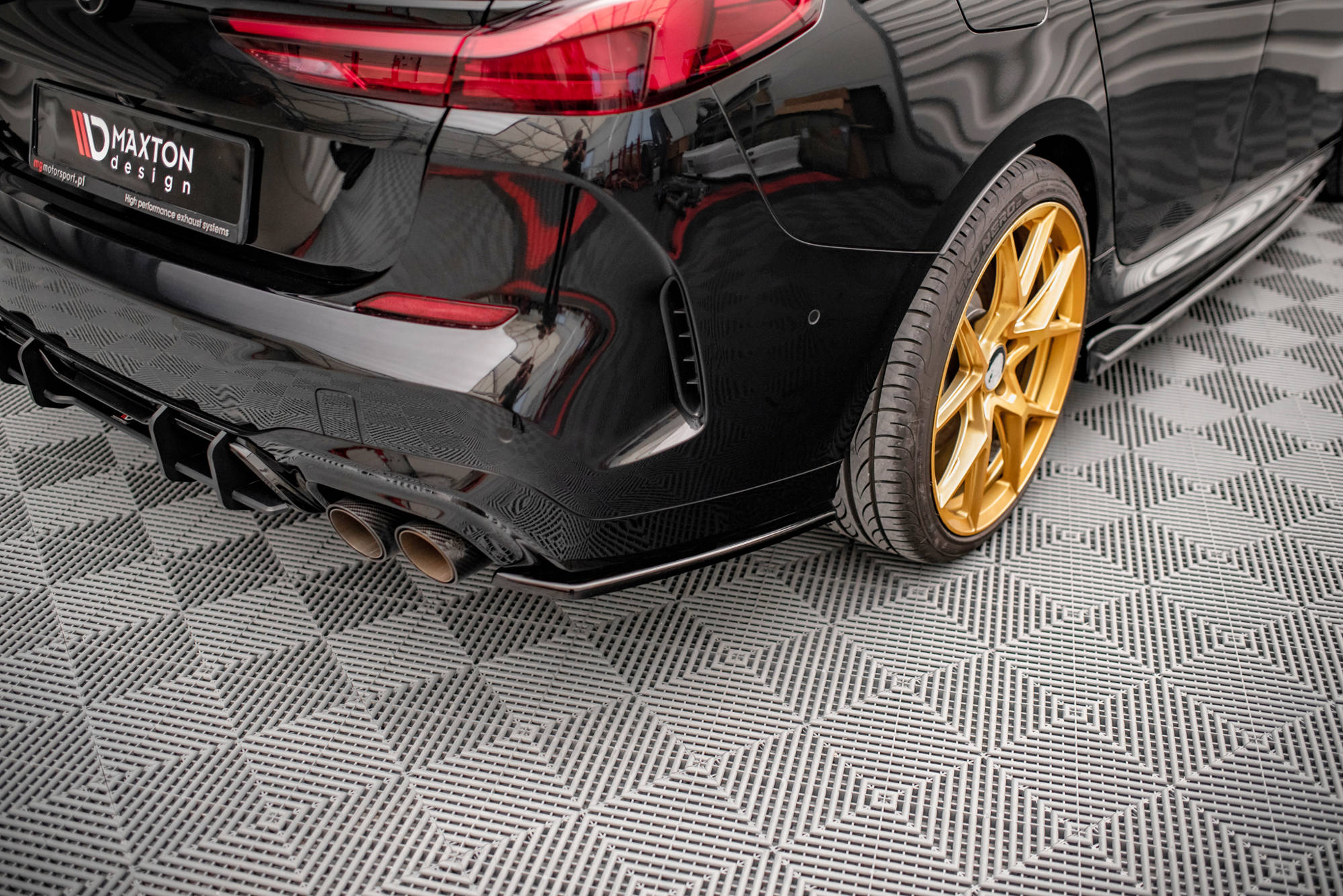 Flaps Heckansatz Diffusor für BMW M235i Gran Coupe F44