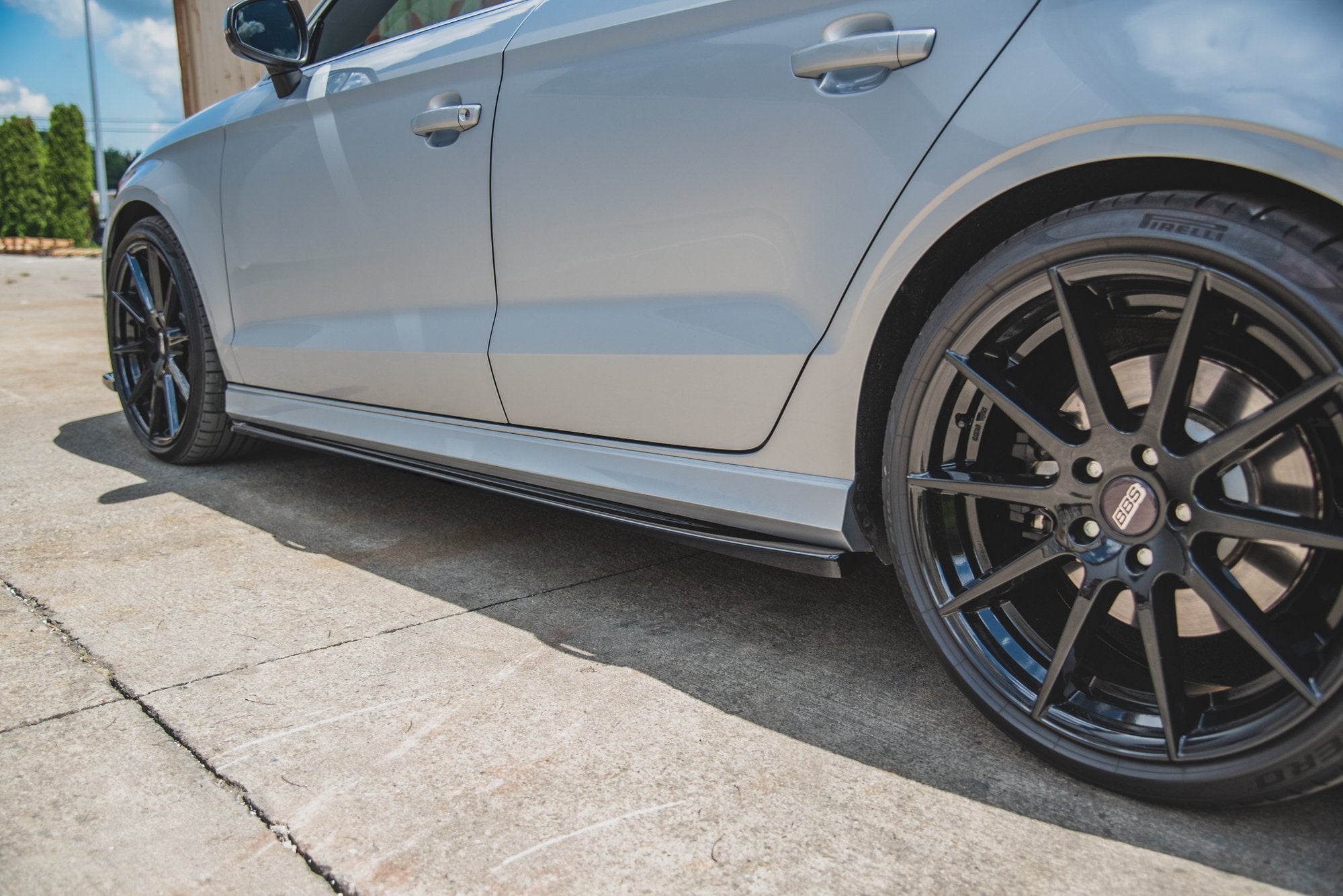 Seitenschweller V2 Ansatz für Audi S3 / A3 S-Line Limousine 8V Facelift