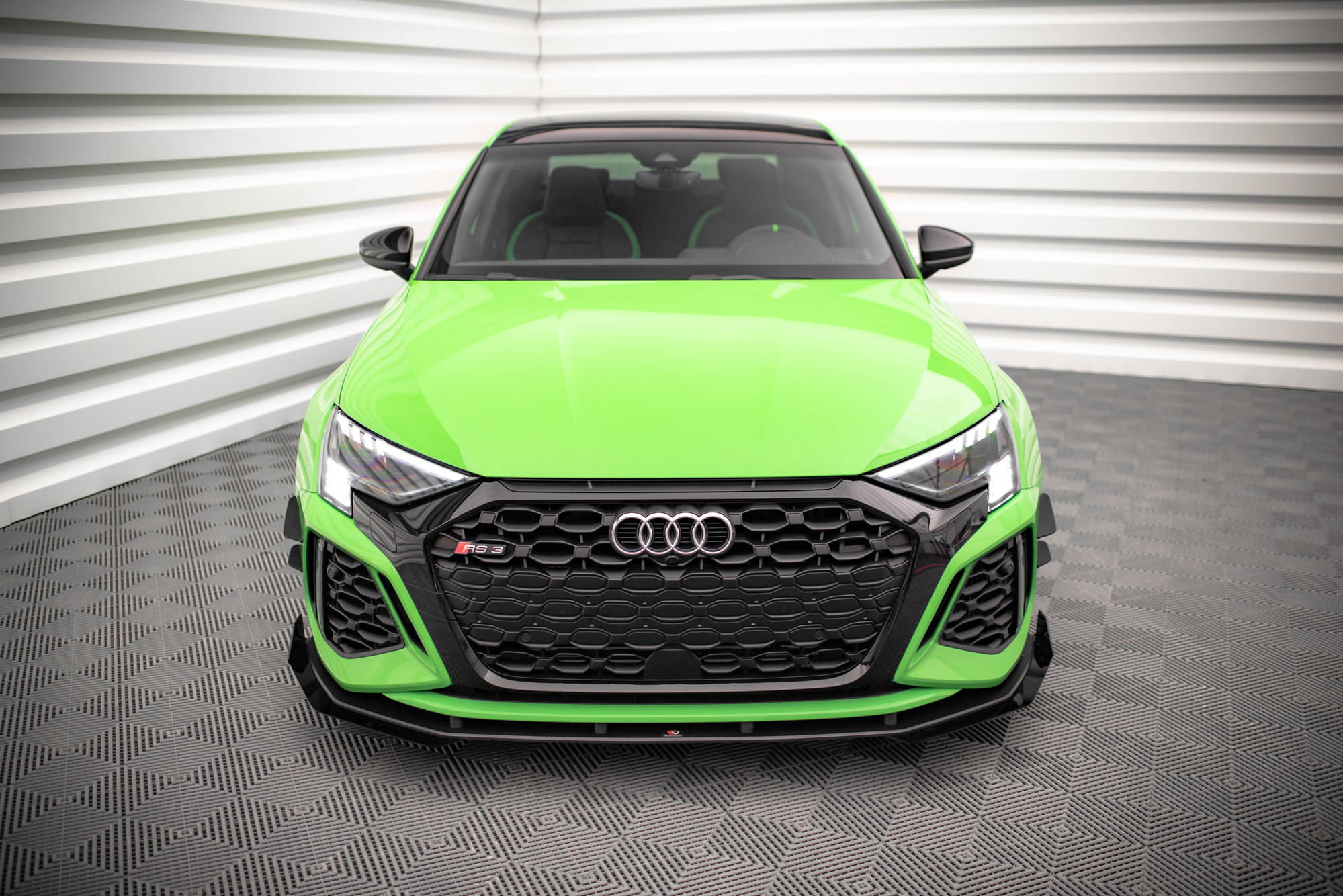 Stoßstangen Flaps Wings vorne Canards für Audi RS3 8Y