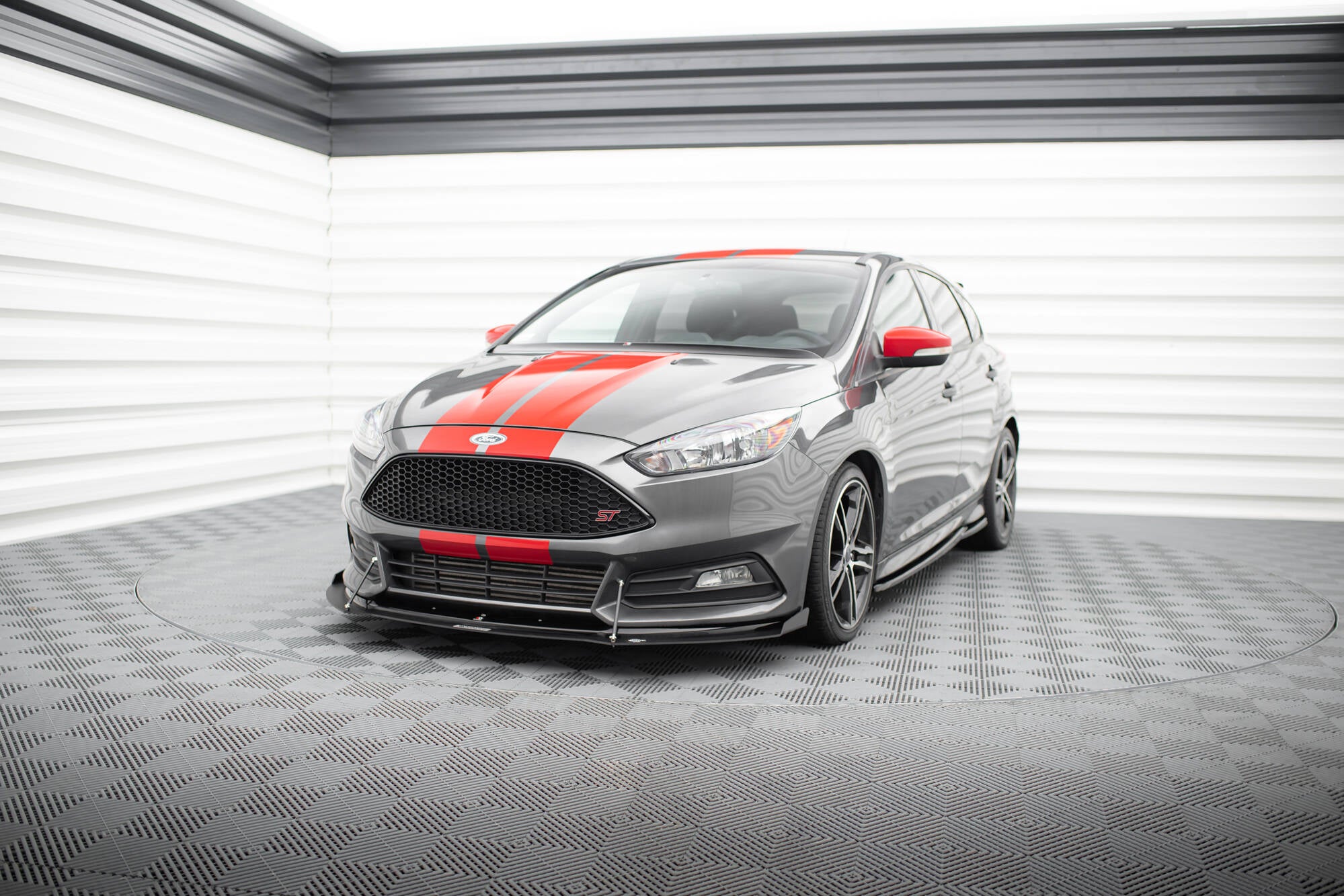 Hybrid Frontlippe V2 für Ford Focus ST Mk3 FL