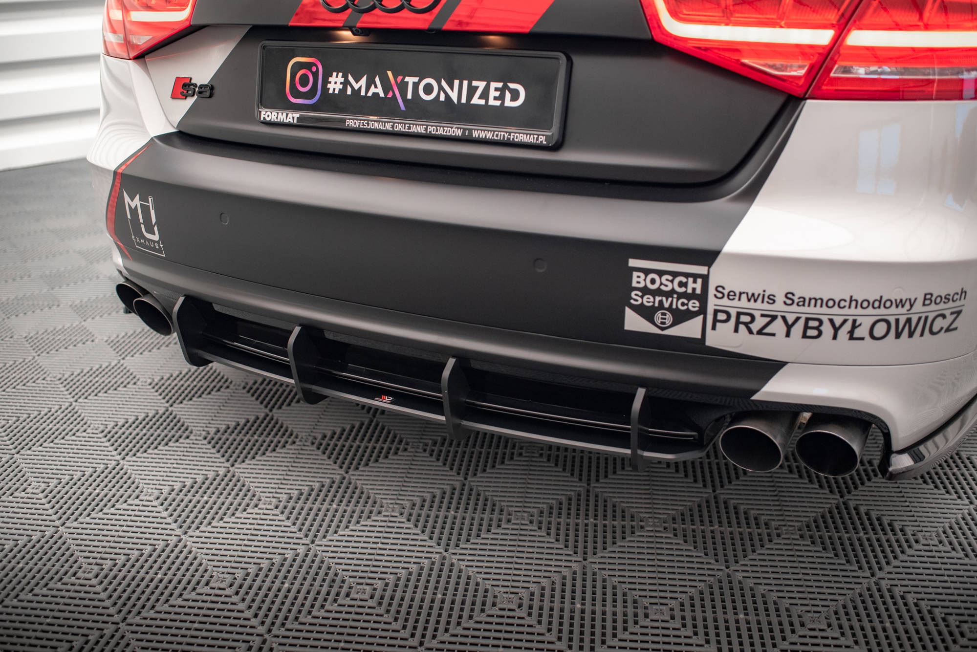 Street Pro Heckschürze für Audi S8 D4
