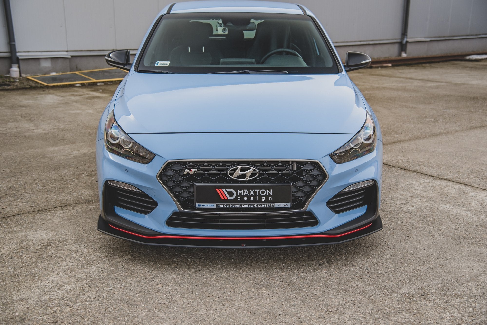 Street Pro Frontlippe für +Flaps für Hyundai I30 N Mk3 Hatchback / Fastback