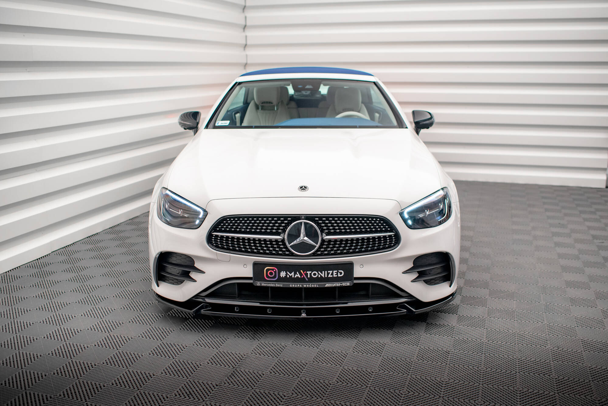 Frontlippe V2 für Mercedes-Benz E-Klasse W213 Coupe Facelift (C238 Facelift) / Cabriolet (A238 Facelift) AMG-Line / 53 AMG