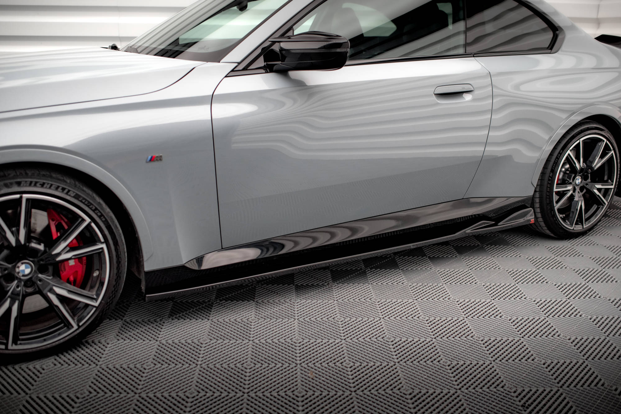 Seitenschweller V1 Ansatz für für BMW 2 Coupe M - Paket / M240i G42