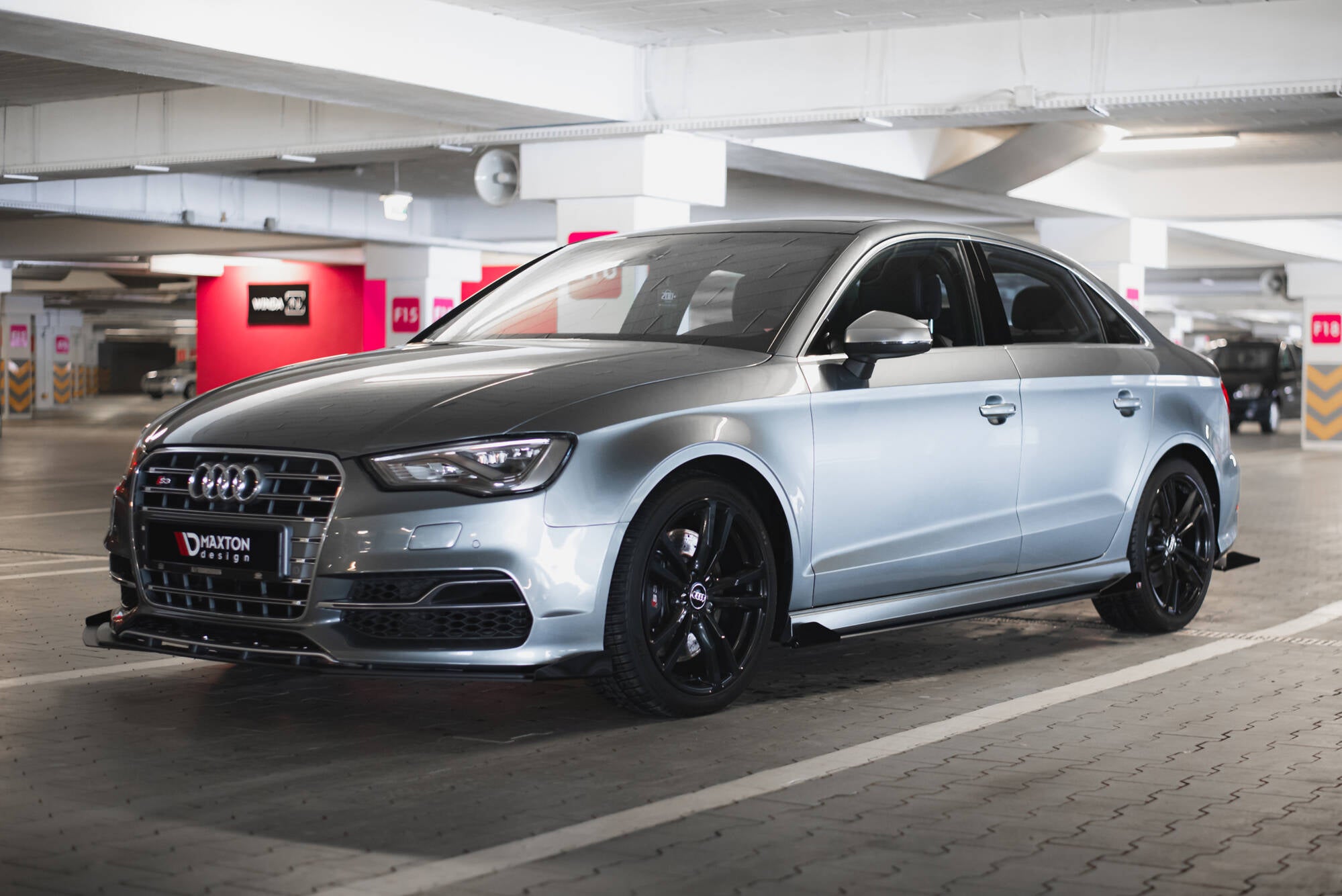 Street Pro Seitenschweller Ansatz für + Flaps Audi S3 / A3 S-Line Limousine 8V