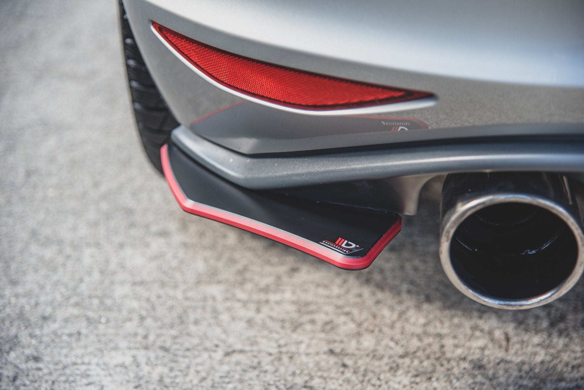 Street Pro Heck Ansatz Flaps Diffusor V2 für L + R VW Golf 7 GTI