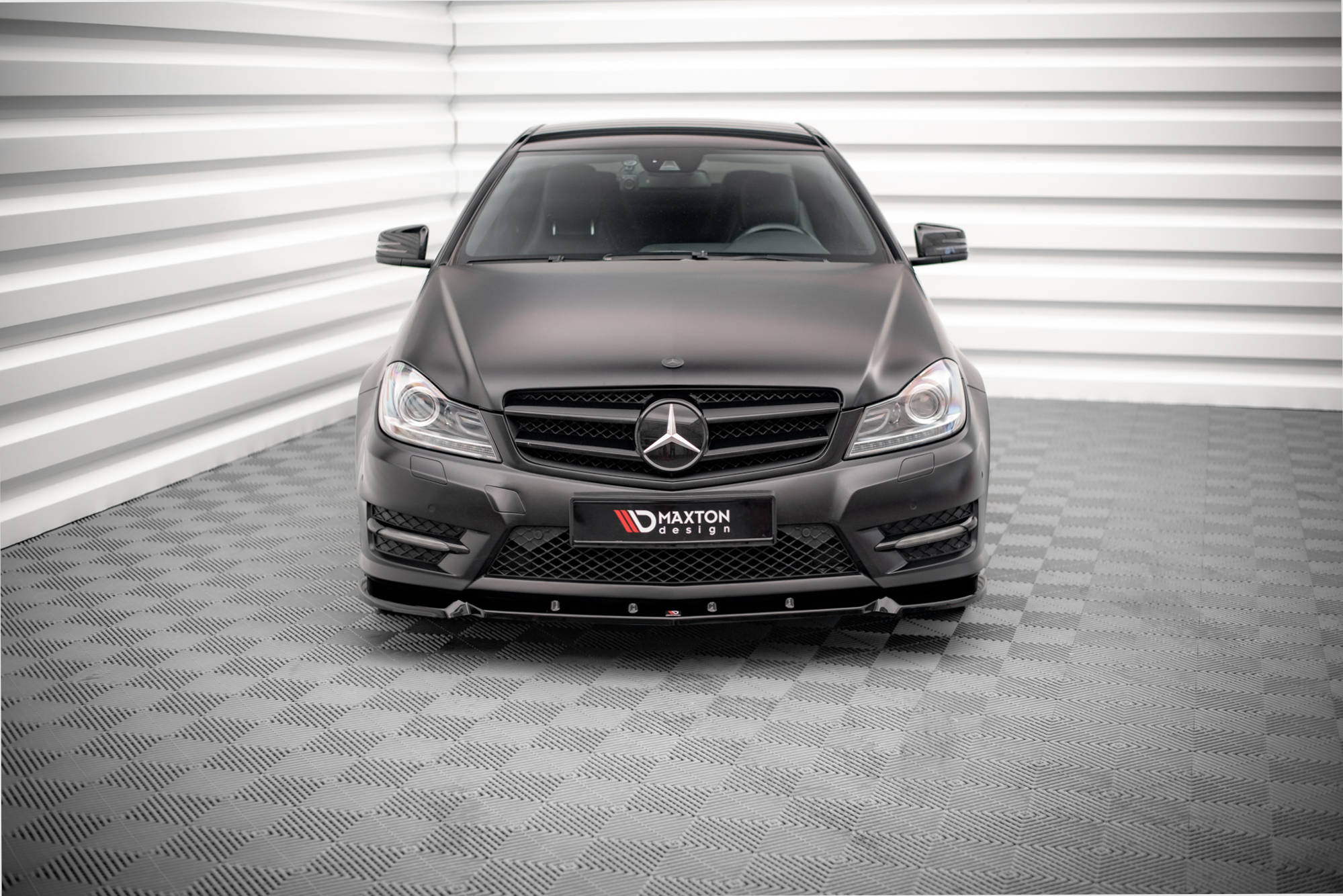 Frontlippe V1 für Mercedes-Benz C Coupe / Limousine / Kombi AMG-Line C204 / W204 Facelift / S204 Facelift