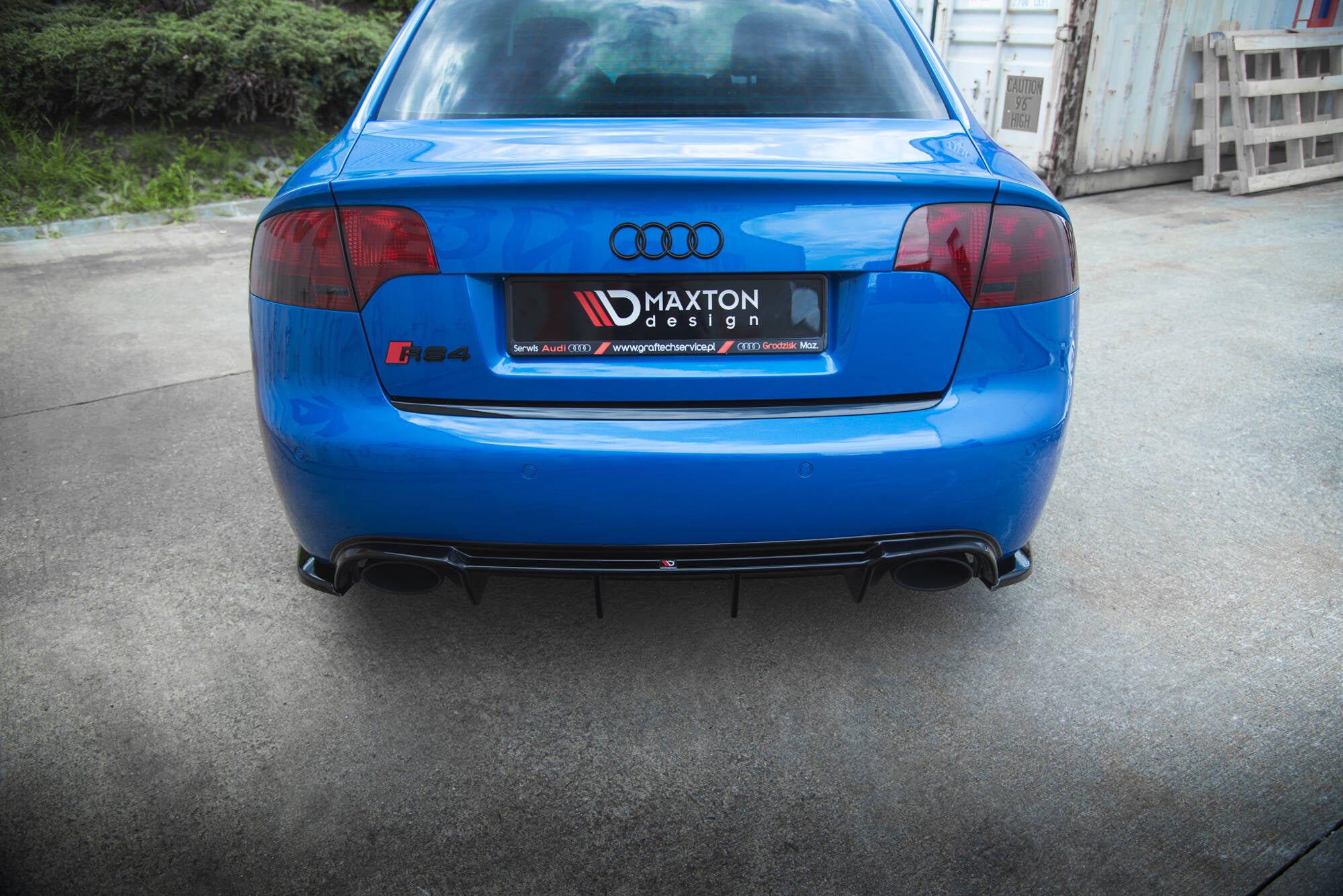 Diffusor Heck Ansatz für Audi RS4 B7