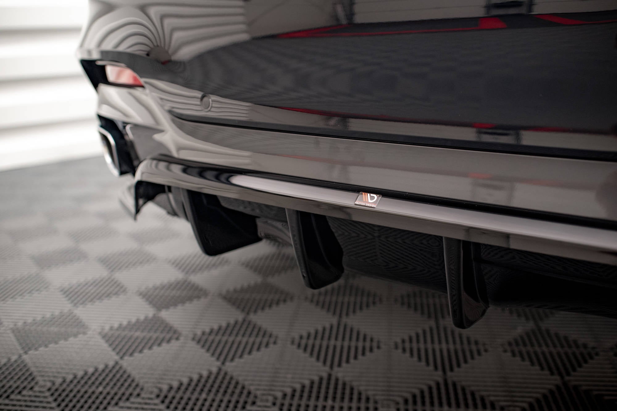 Mittlerer Cup Diffusor DTM Look Heck Ansatz für BMW X6 M-Paket F16