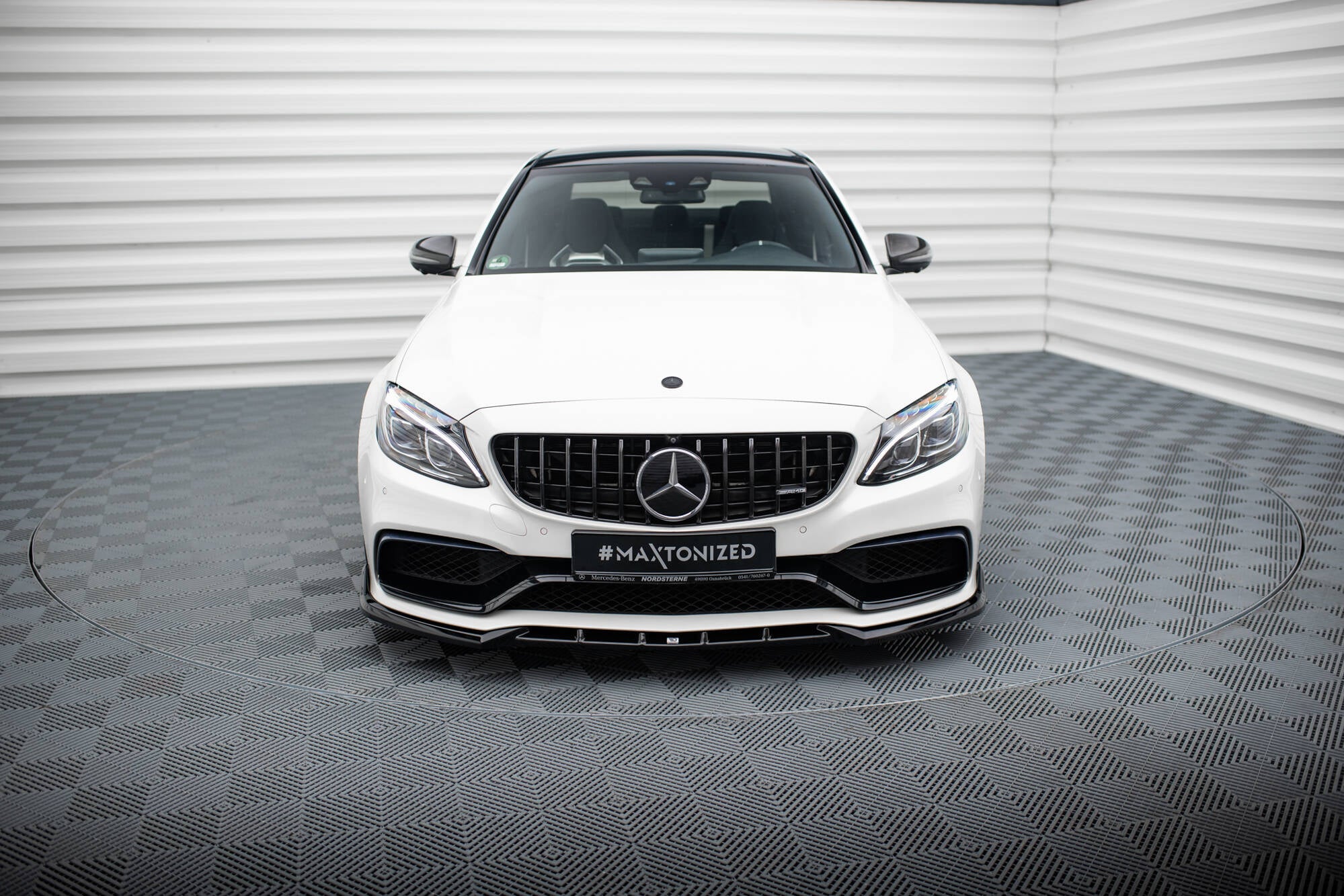 Frontlippe V2 für Mercedes-AMG C63 Limousine / Kombi W205 / S205