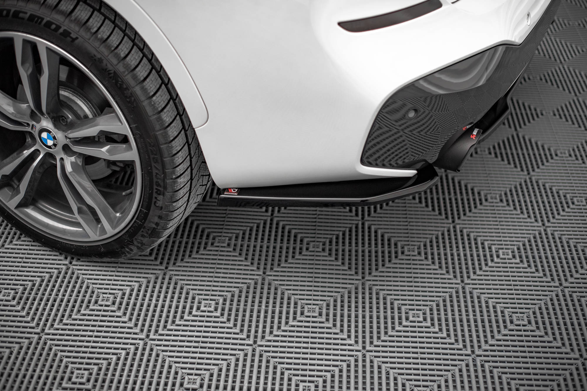 Flaps Heckansatz Diffusor für BMW X1 M-Paket F48 / F48 Facelift