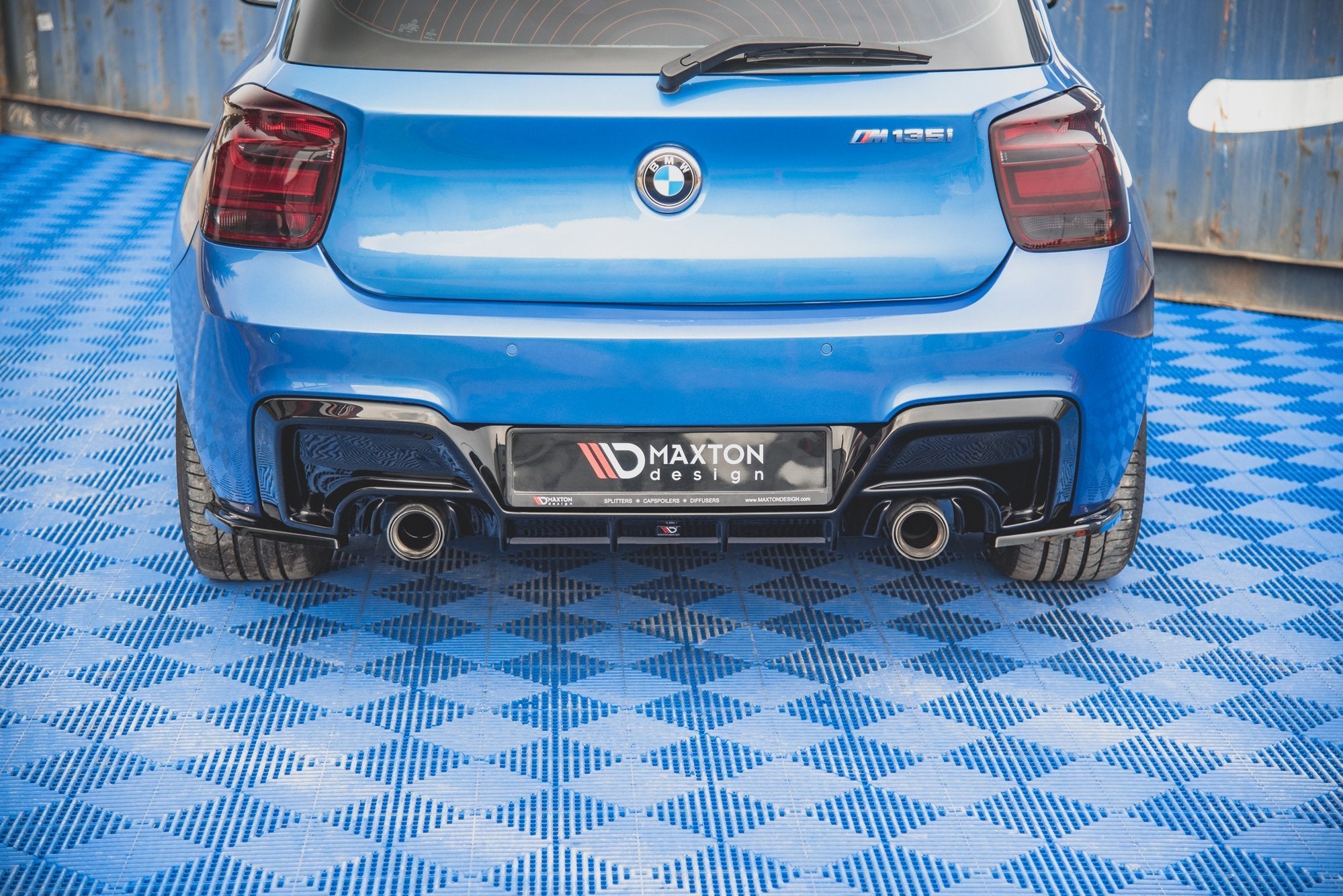 Flaps Heckansatz V2 Diffusor für (Für heckansatz ) BMW M135i F20