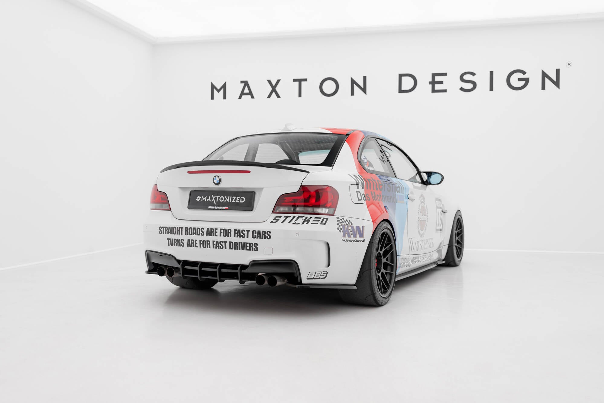 Flaps Heckansatz Diffusor für BMW 1er M Coupe E82
