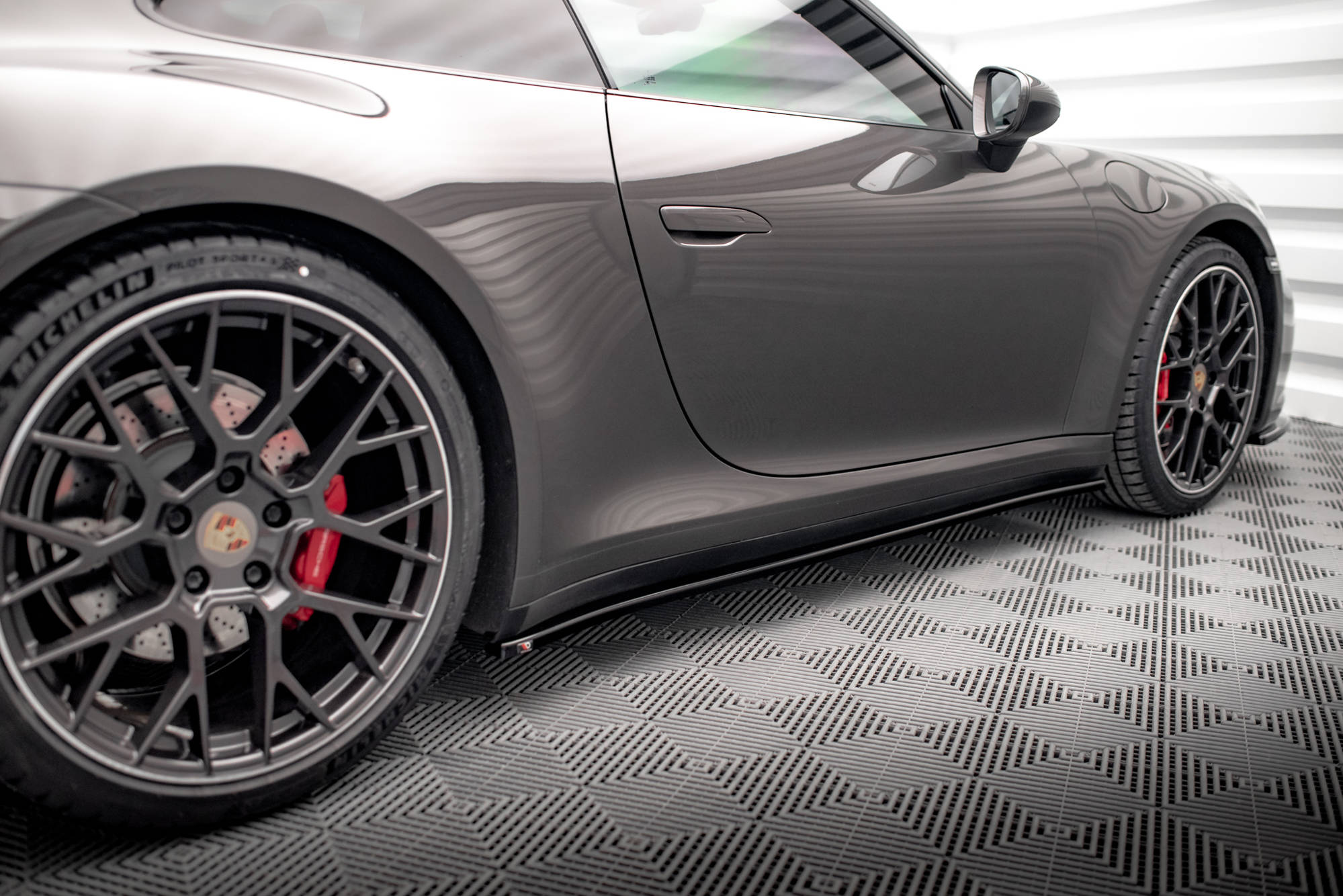 Seitenschweller Ansatz für Porsche 911 Carrera 4S 992