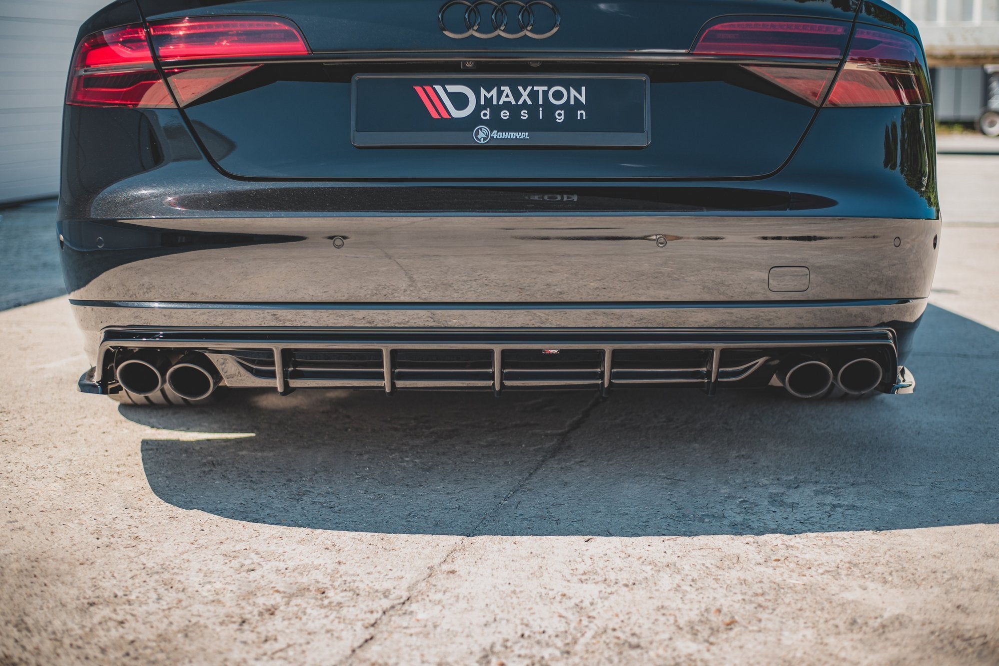 Diffusor Heck Ansatz für Audi S8 D4 Facelift