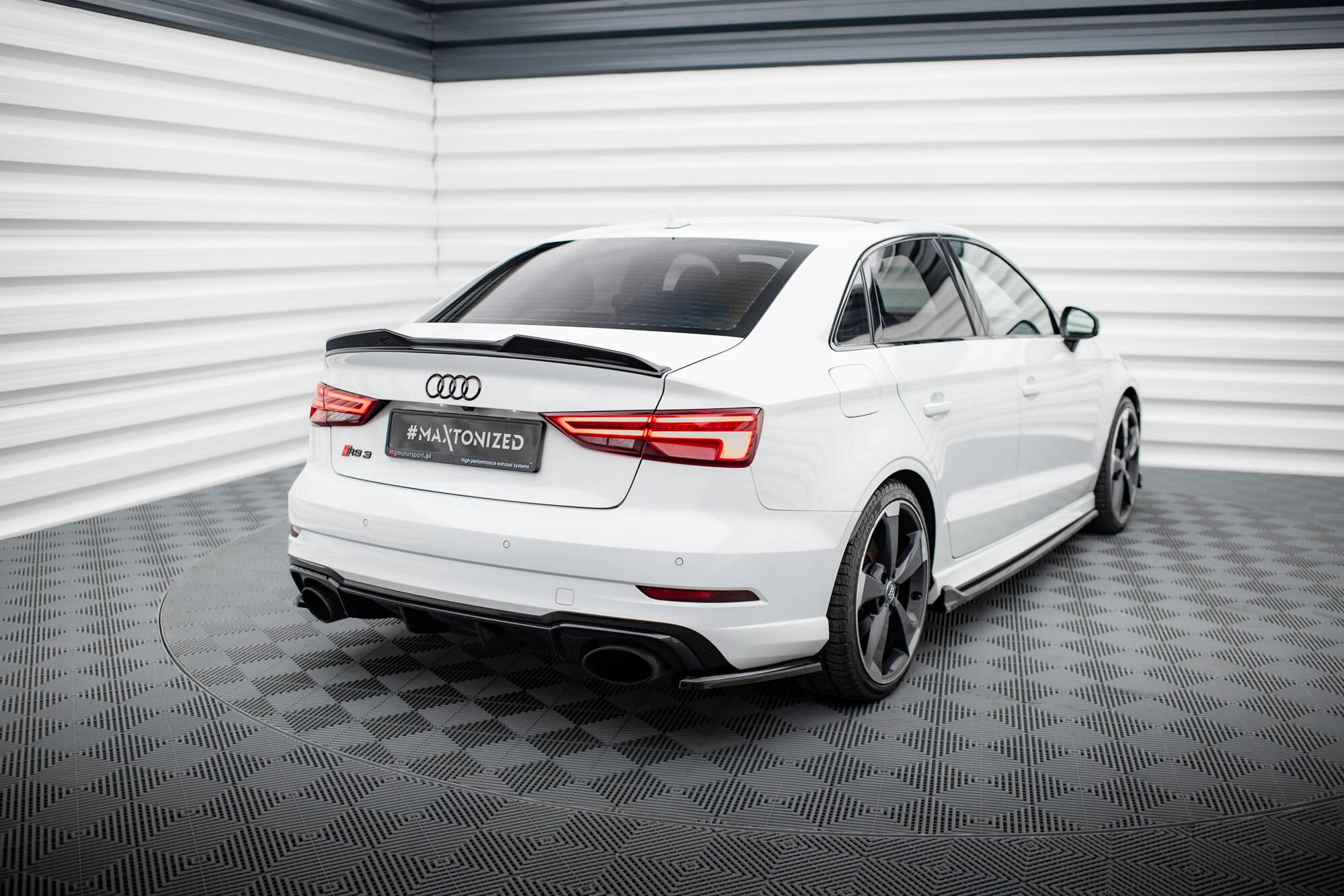 Flaps V2 Heckansatz Flaps Heckansatz für Audi RS3 Limousine 8V Facelift