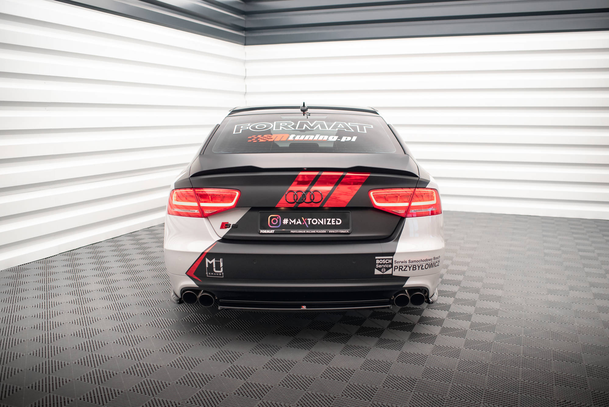 Heckansatz für Audi S8 D4