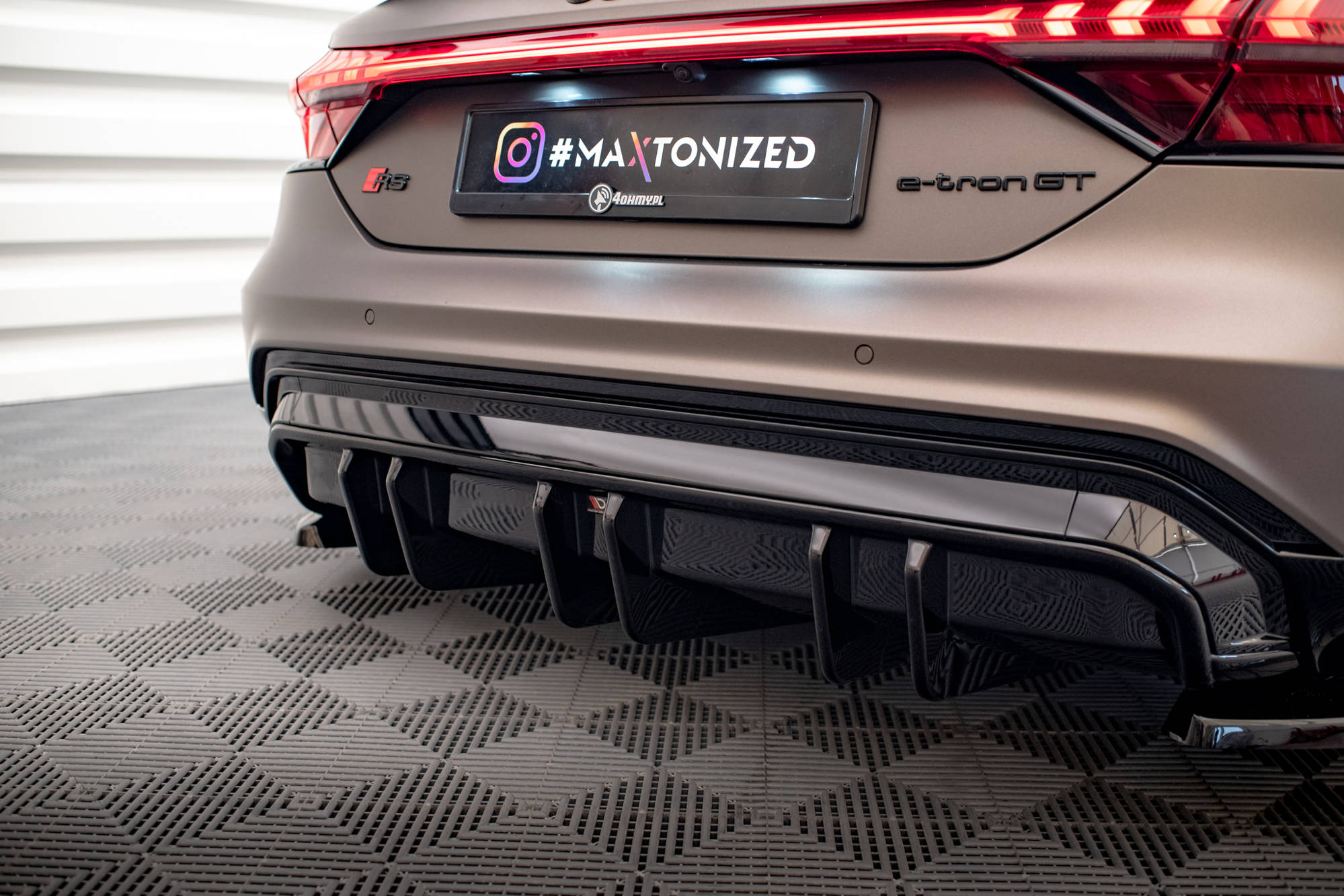 Diffusor Heck Ansatz für Audi e-Tron GT / RS GT Mk1