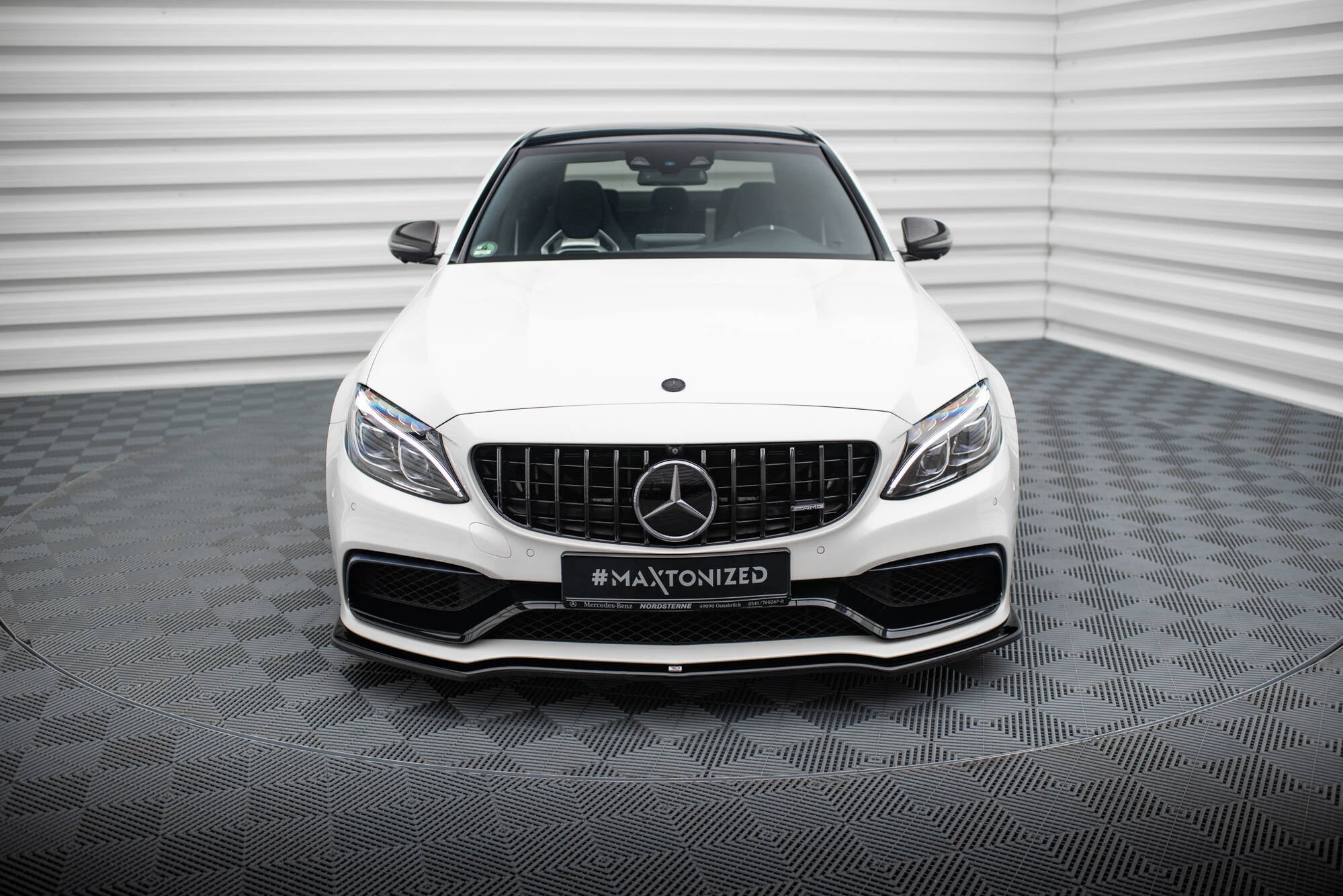 Frontlippe V1 für Mercedes-AMG C63 Limousine / Kombi W205 / S205