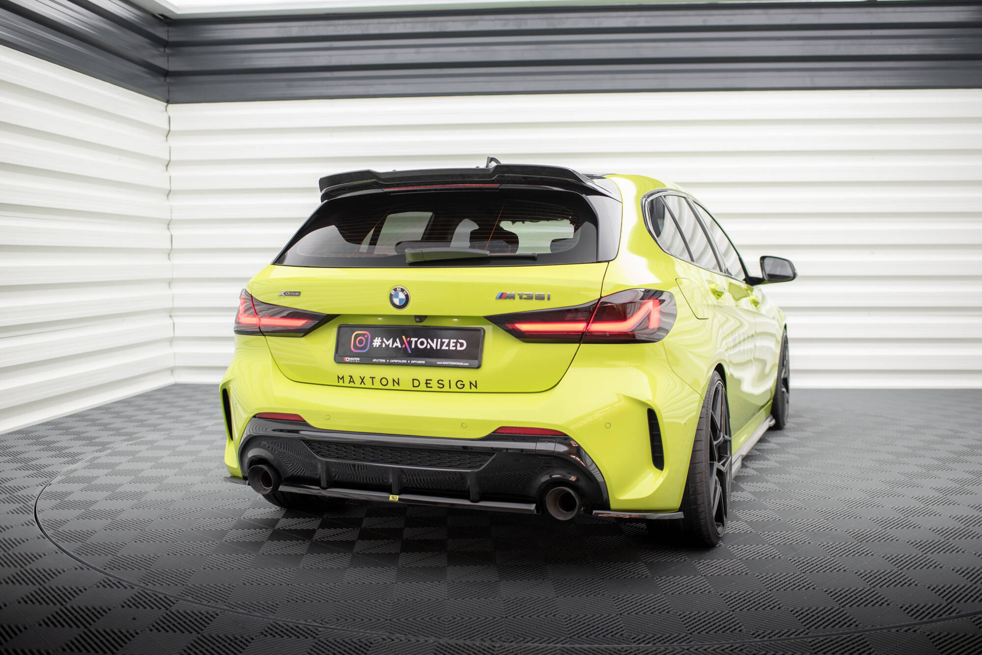 Flaps Heckansatz V7 Diffusor für BMW 1er M - Paket / M135i F40