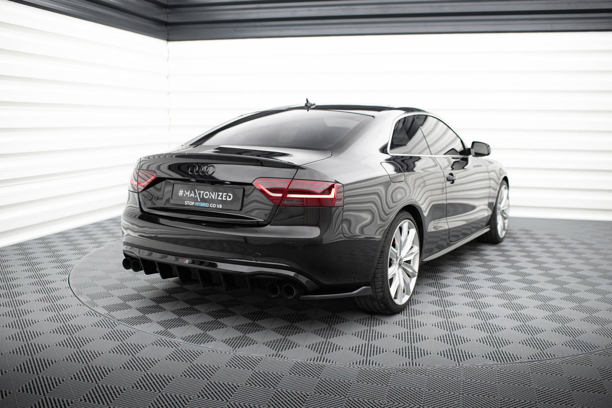 Flaps V2 Heckansatz Flaps Heckansatz für Audi S5 / A5 S-Line Coupe / Cabriolet 8T