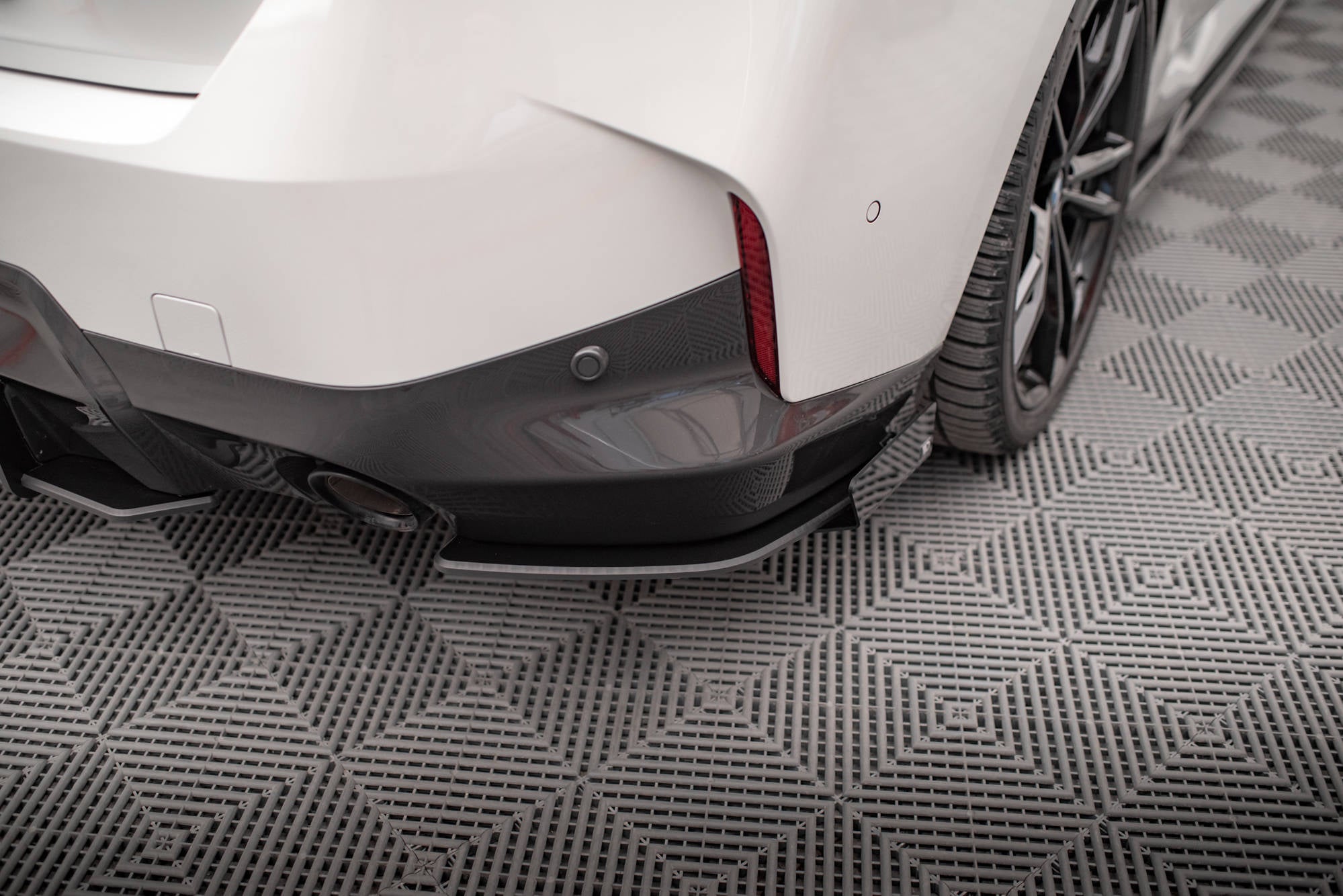 Street Pro Flaps Heckansatz Diffusor + Flaps für BMW 2 Coupe M-Paket G42