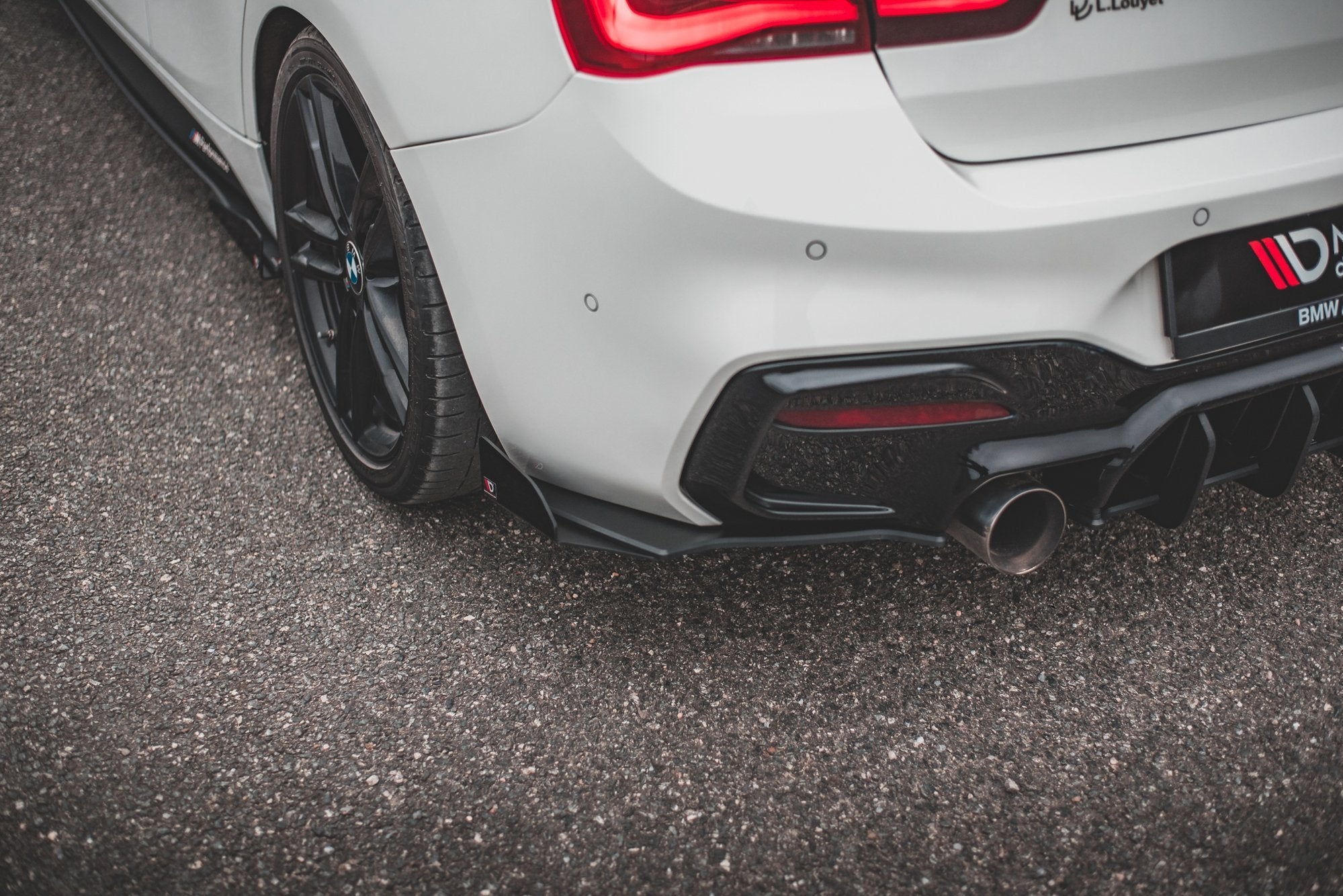 Street Pro Flaps Heckansatz V3 Diffusor +Flaps für BMW 1er M140i