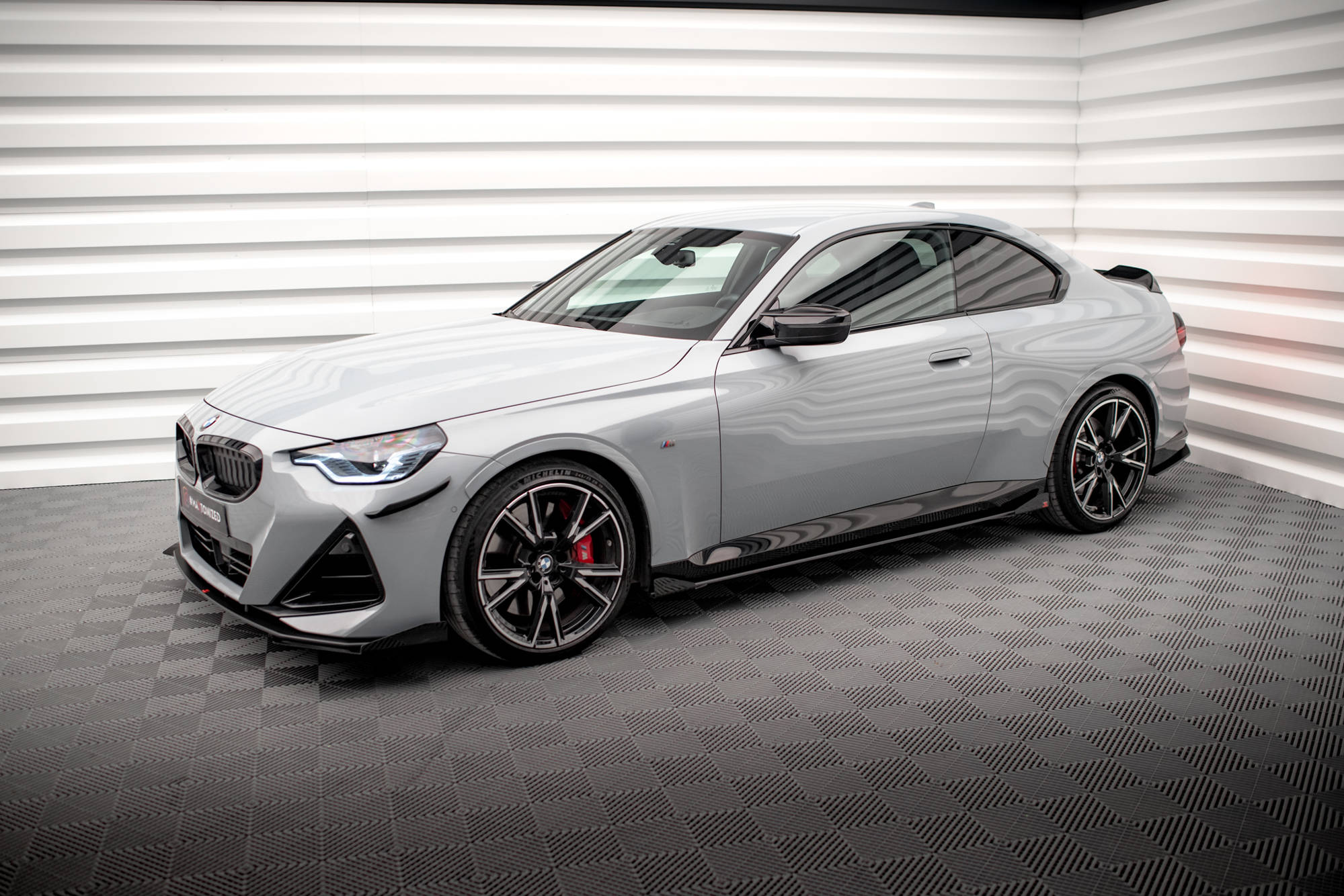 Street Pro Seitenschweller Ansatz + Flaps für BMW 2 Coupe M-Paket / M240i G42