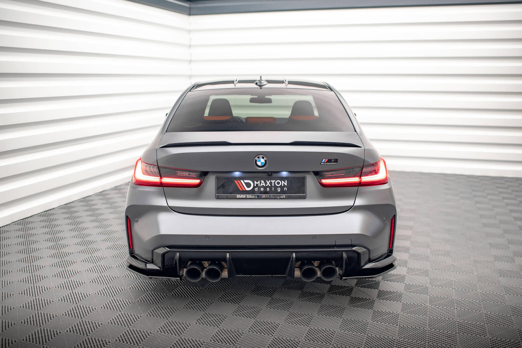 Flaps Heckansatz V2 Diffusor für BMW M3 Limousine / Touring G80 / G81